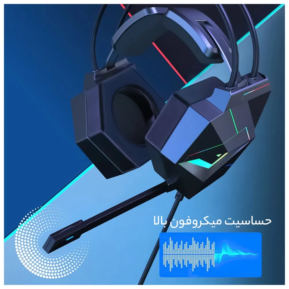 هدست مخصوص بازی اونیکوما مدل X20 (3.5) — تصویر 14