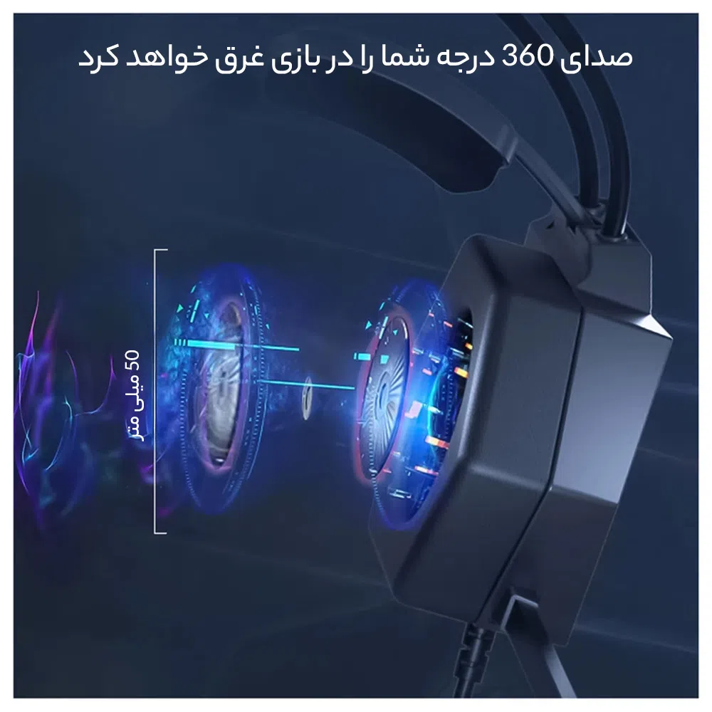 هدست مخصوص بازی اونیکوما مدل X20 (3.5) — تصویر 16