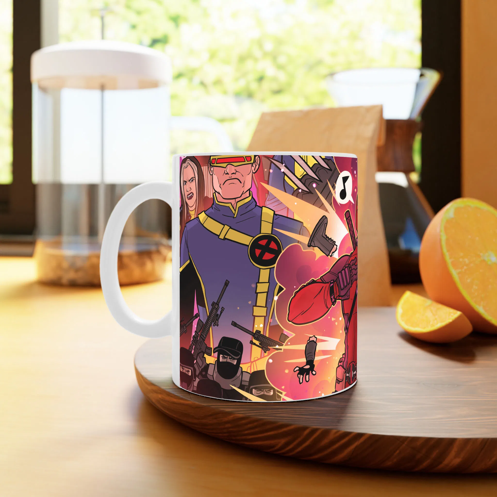 ماگ لیمینات طرح فیلم ددپول Deadpool کد NM11158 — تصویر 2