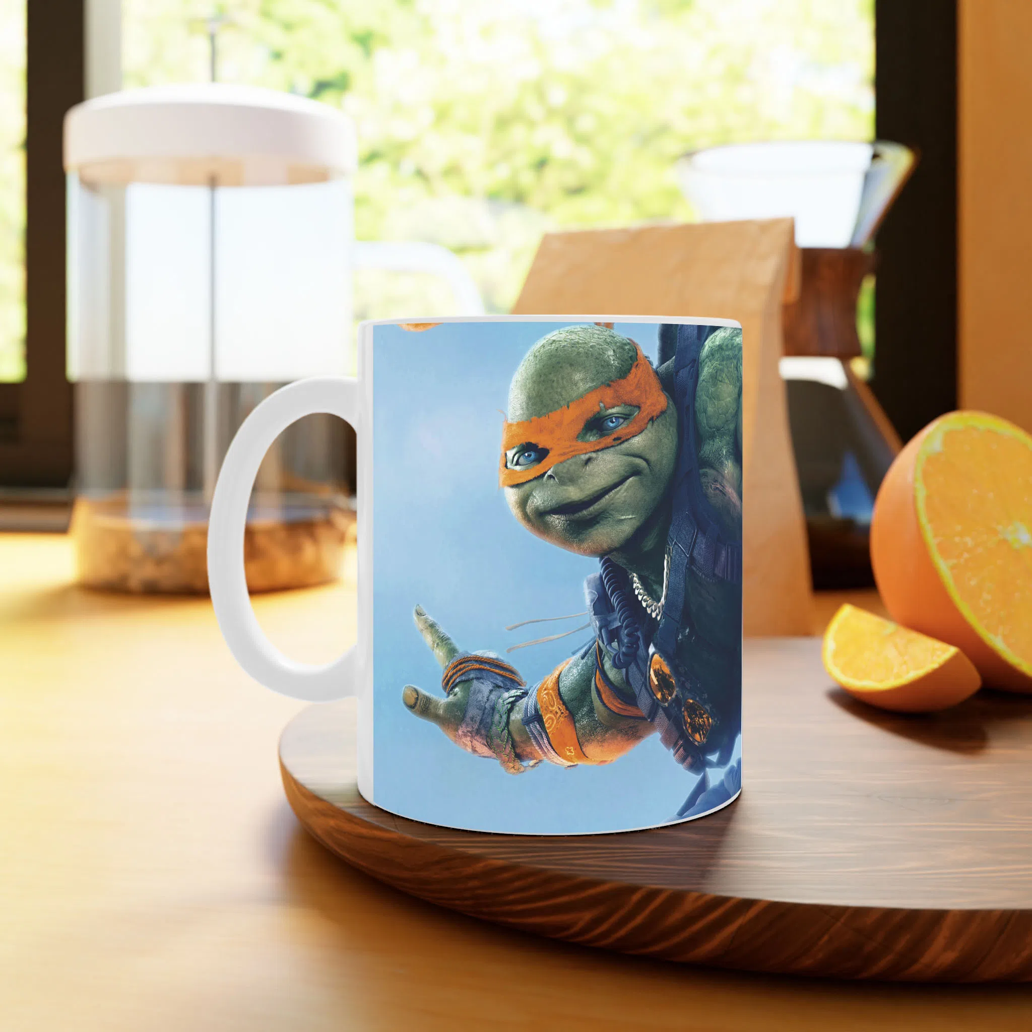 ماگ لیمینات طرح فیلم لاکپشت های نینجا Ninja Turtles کد NM12067 — تصویر 3