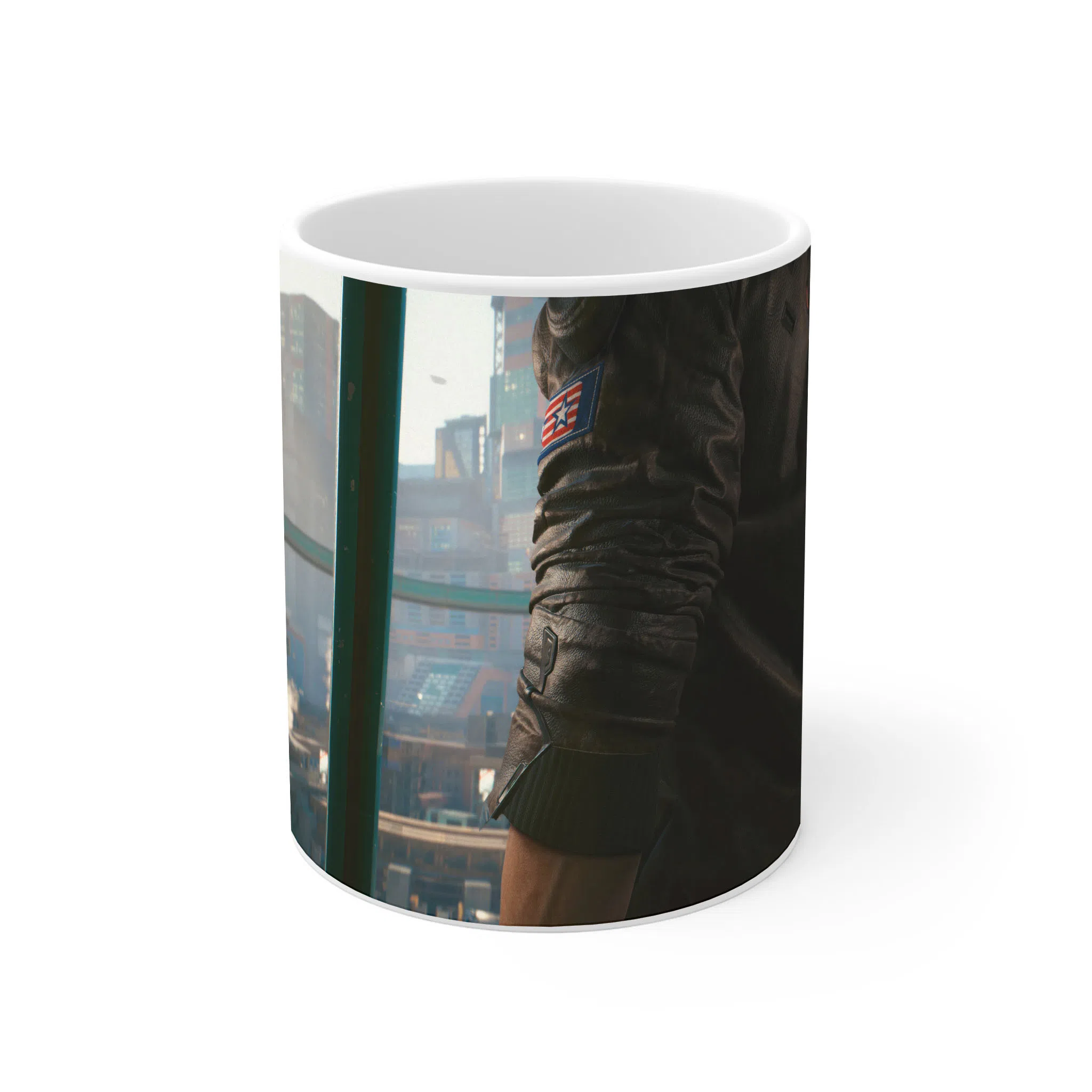 ماگ لیمینات طرح بازی سایبرپانک Cyberpunk 2077 Game کد NM6674 — تصویر 2