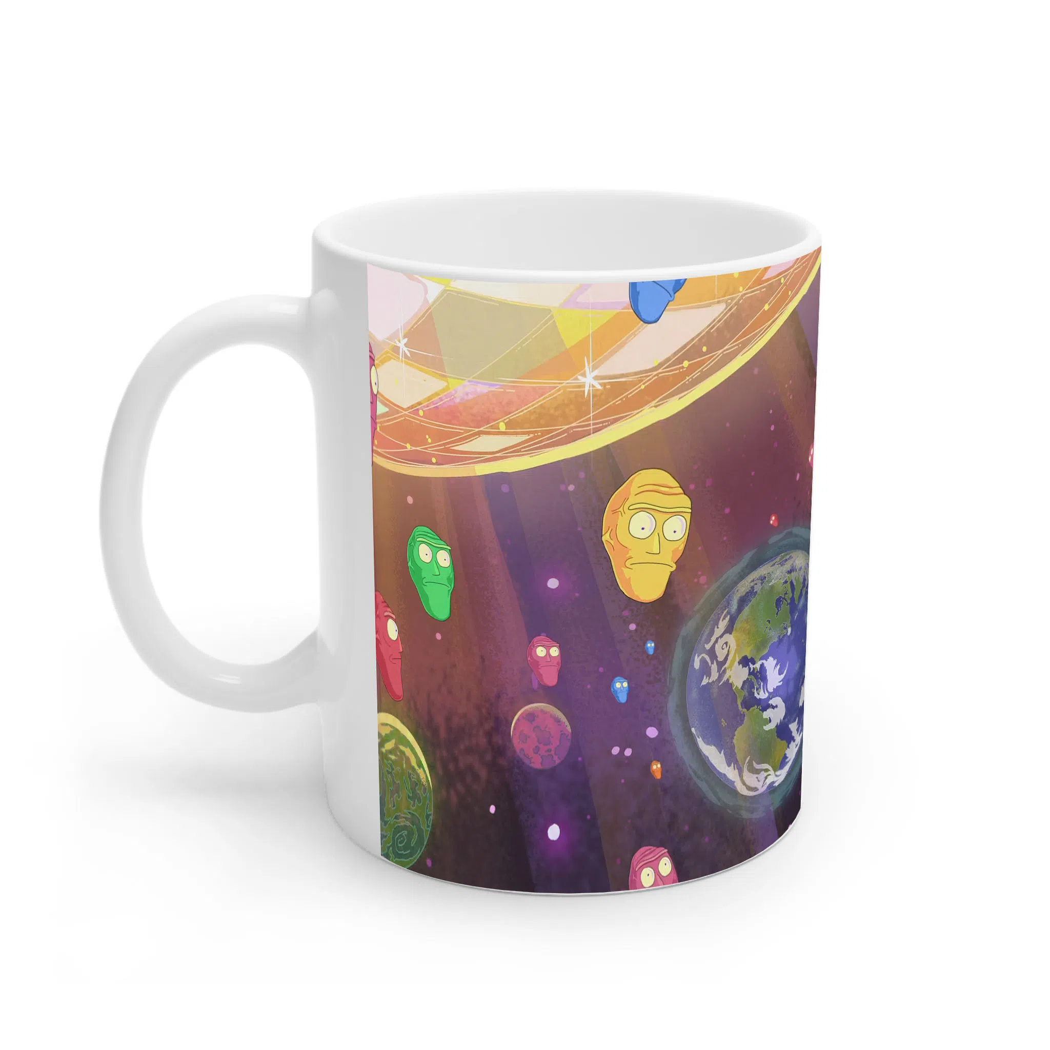 ماگ لیمینات طرح سریال ریک و مورتی Rick and Morty کد NM4875 — تصویر 2