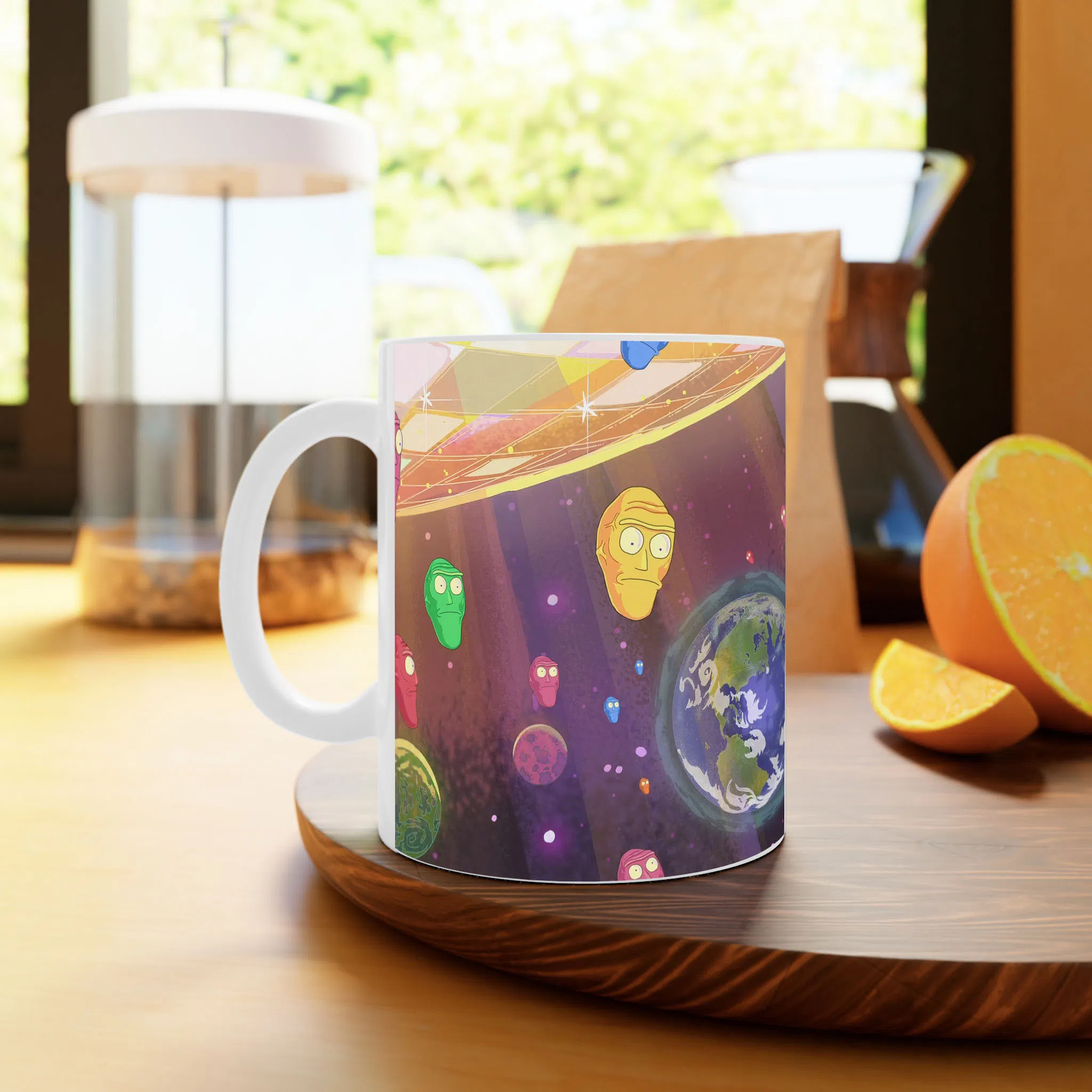 ماگ لیمینات طرح سریال ریک و مورتی Rick and Morty کد NM4875 — تصویر 3