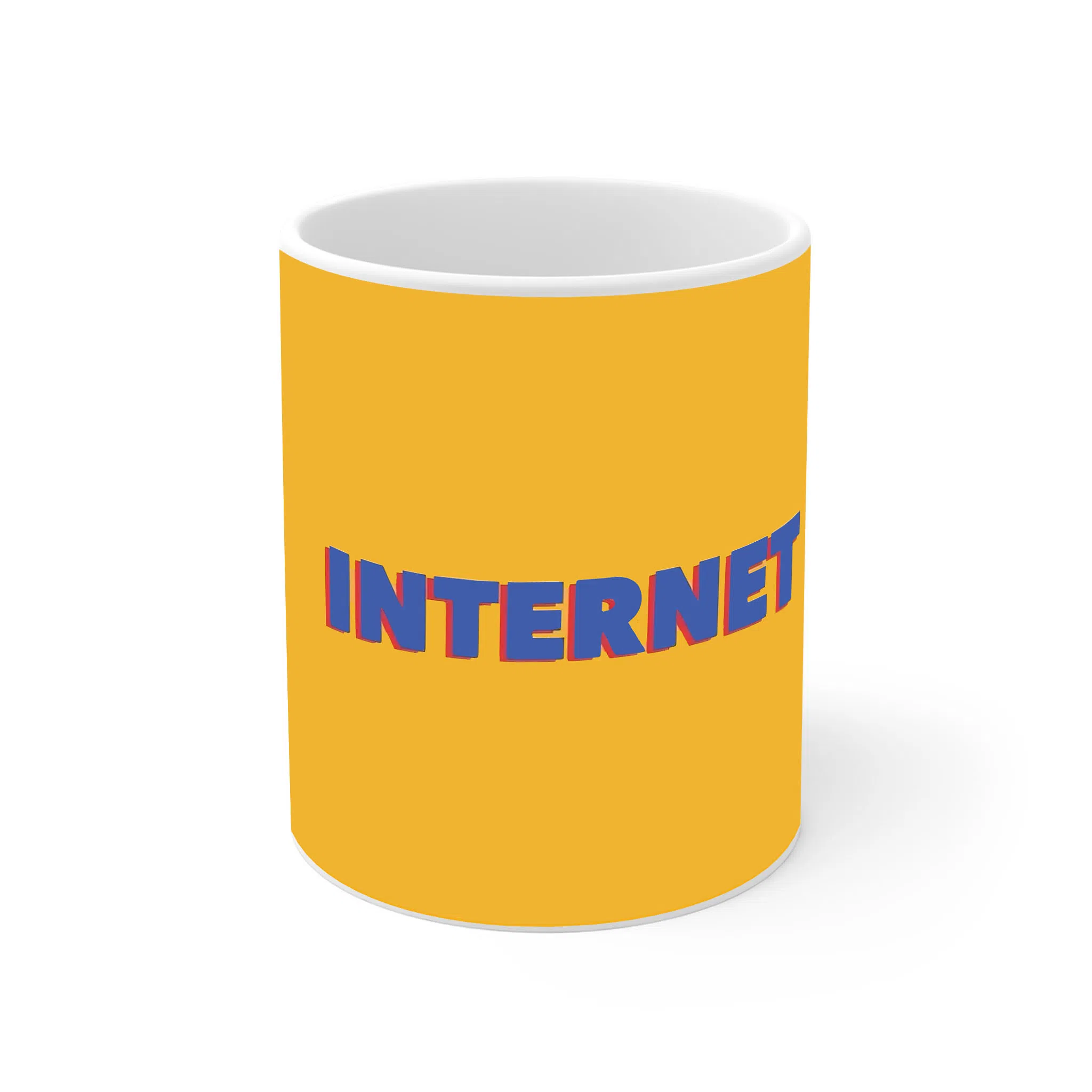 ماگ لیمینات طرح نوشته اینترنت کد NM14681