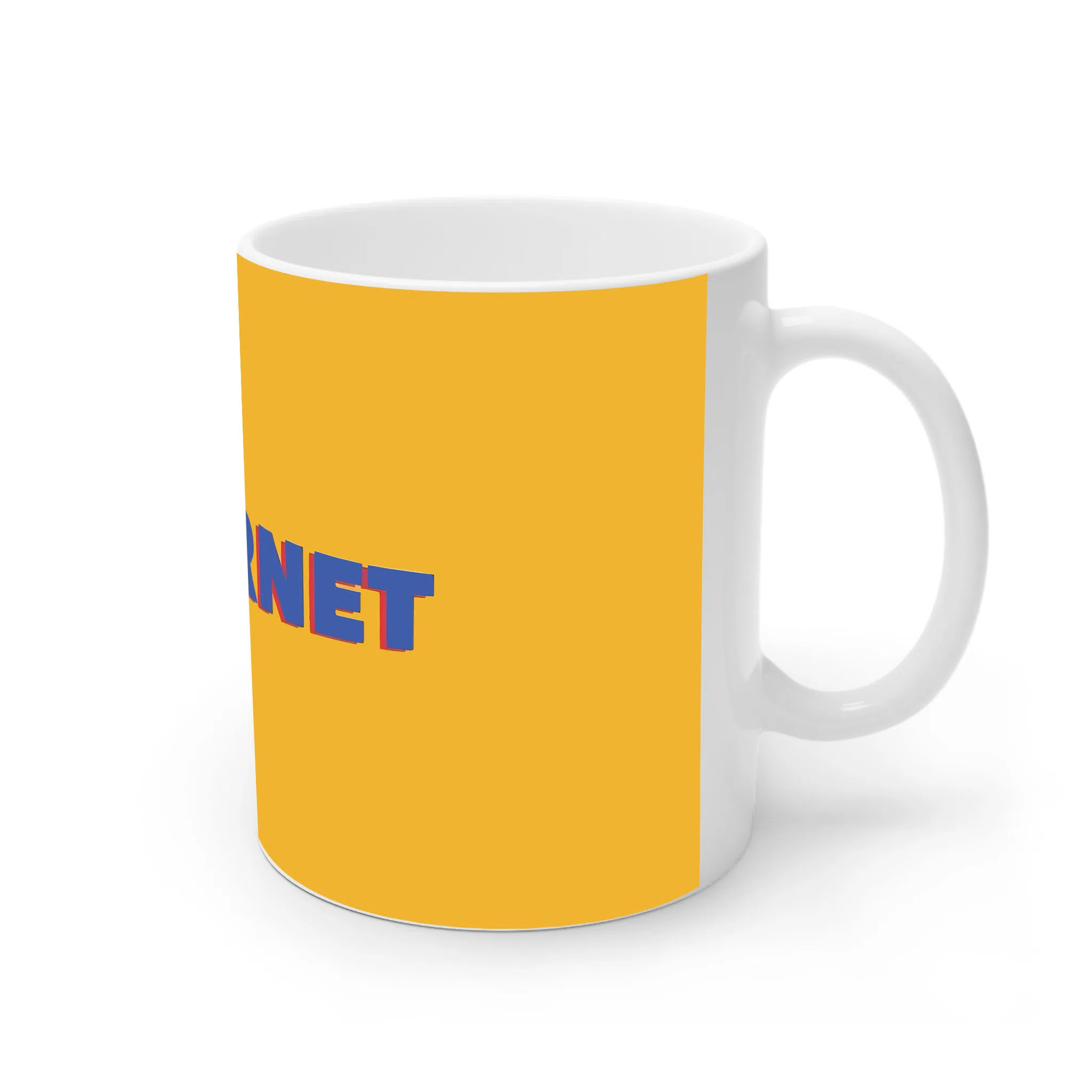 ماگ لیمینات طرح نوشته اینترنت کد NM14681 — تصویر 2