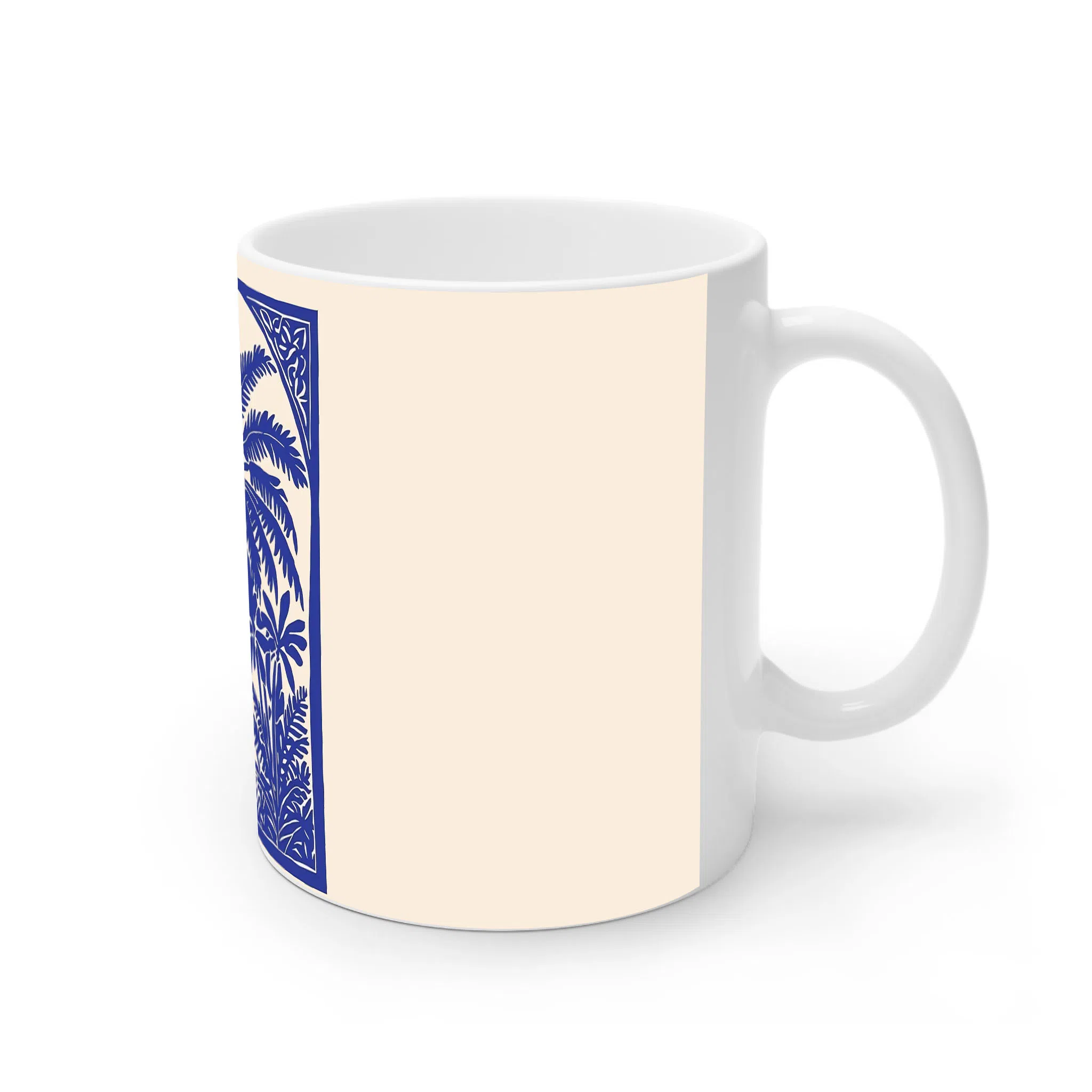 ماگ لیمینات طرح نخل کد NM14330 — تصویر 2