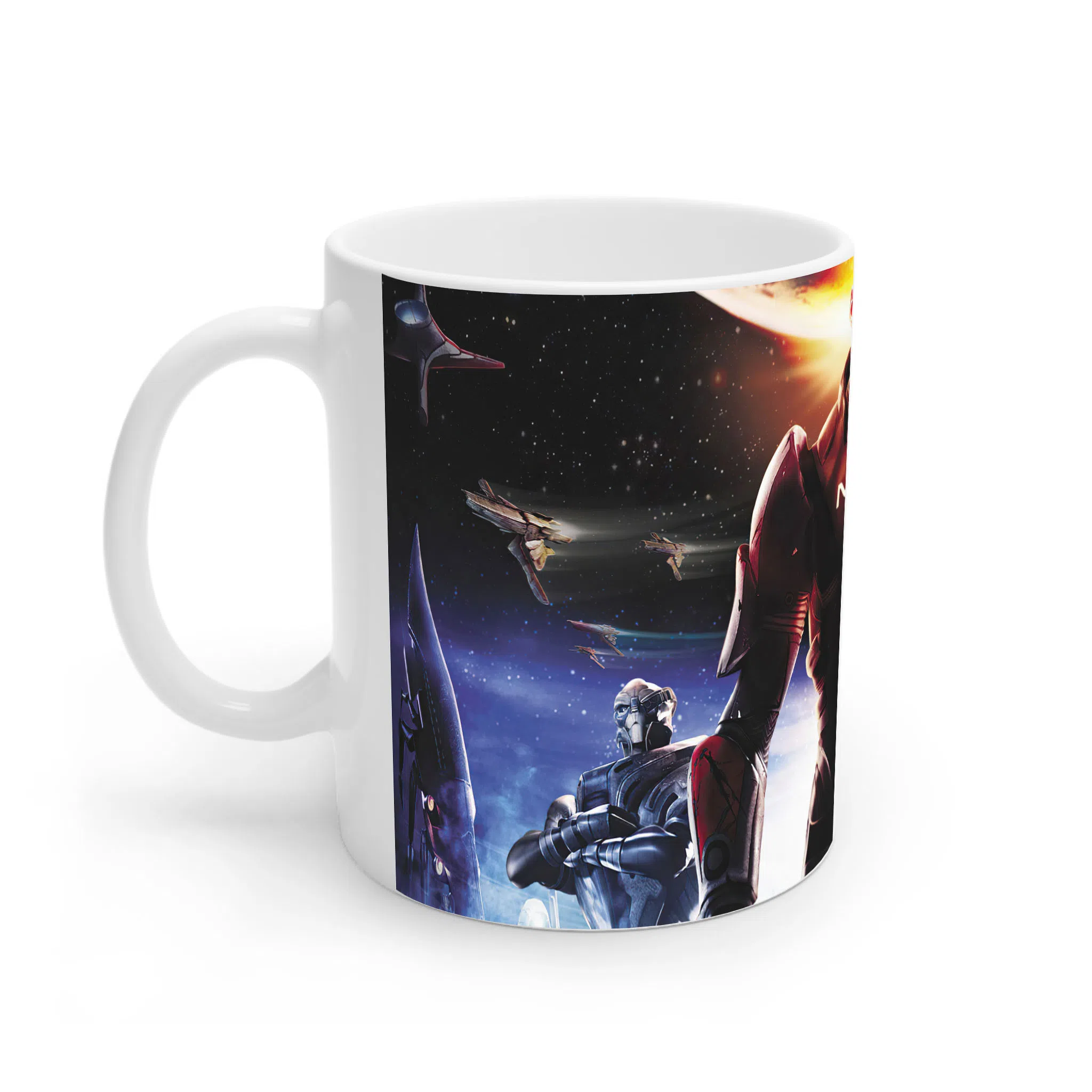 ماگ لیمینات طرح بازی مس افکت Mass Effect Game کد NM8356 — تصویر 2