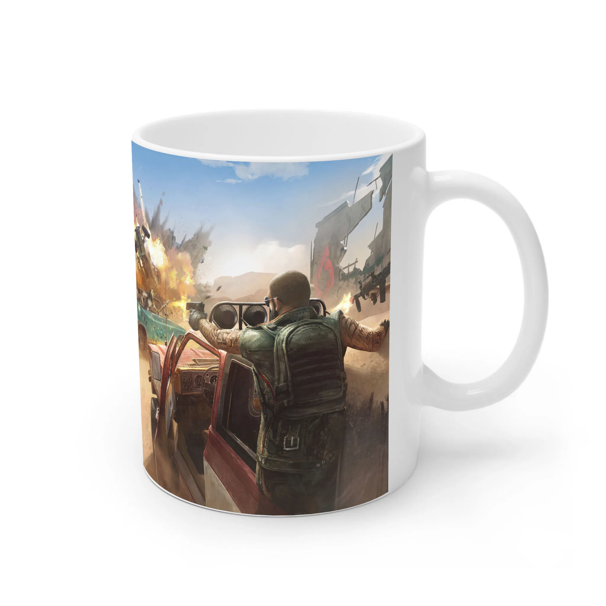 ماگ لیمینات طرح بازی پابجی PUBG Game کد NM9120
