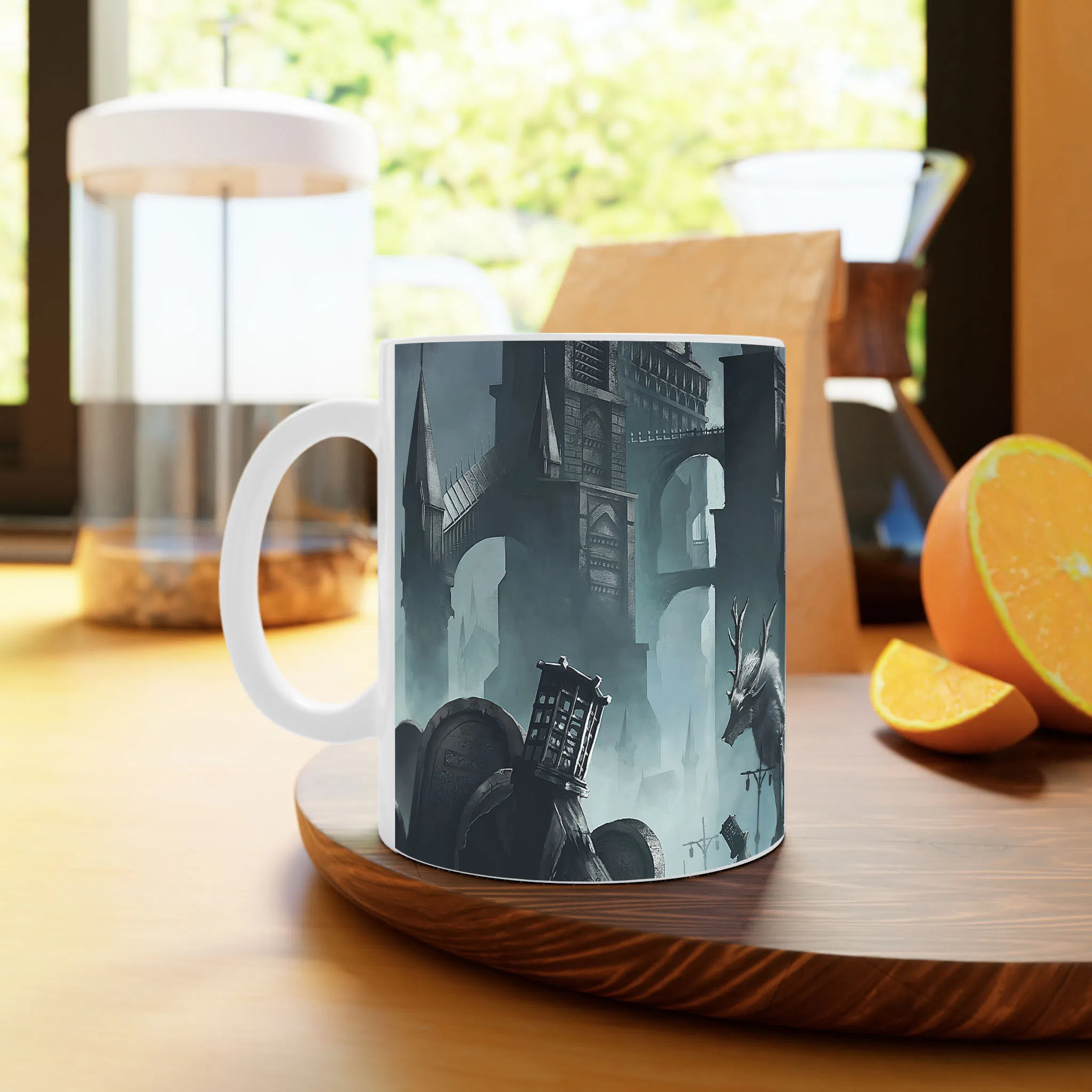 ماگ لیمینات طرح بازی بلادبورن Bloodborne Game کد NM6261 — تصویر 2