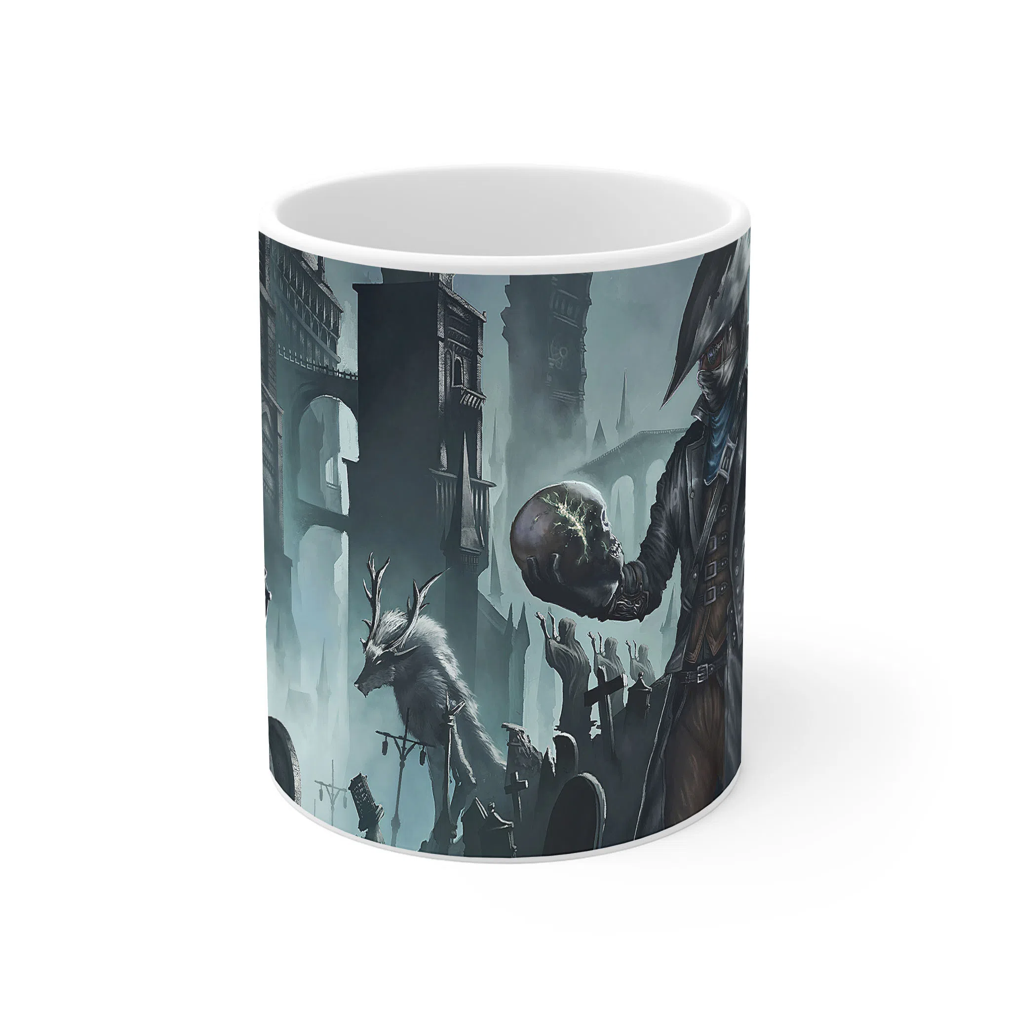 ماگ لیمینات طرح بازی بلادبورن Bloodborne Game کد NM6261 — تصویر 3