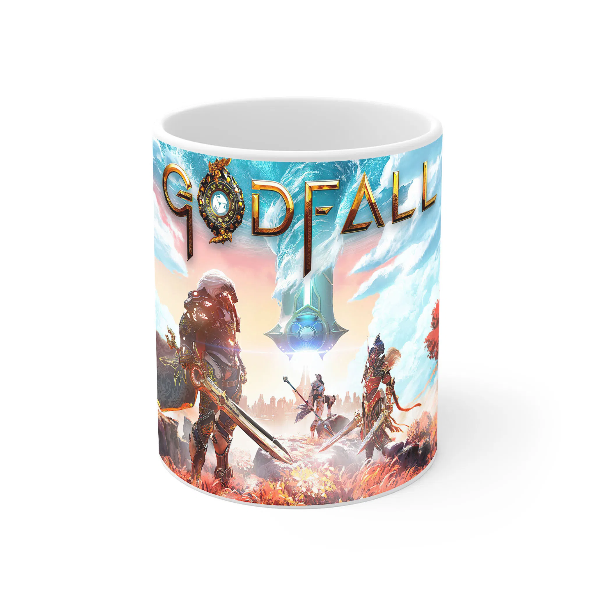 ماگ لیمینات طرح بازی Godfall Game کد NM7848