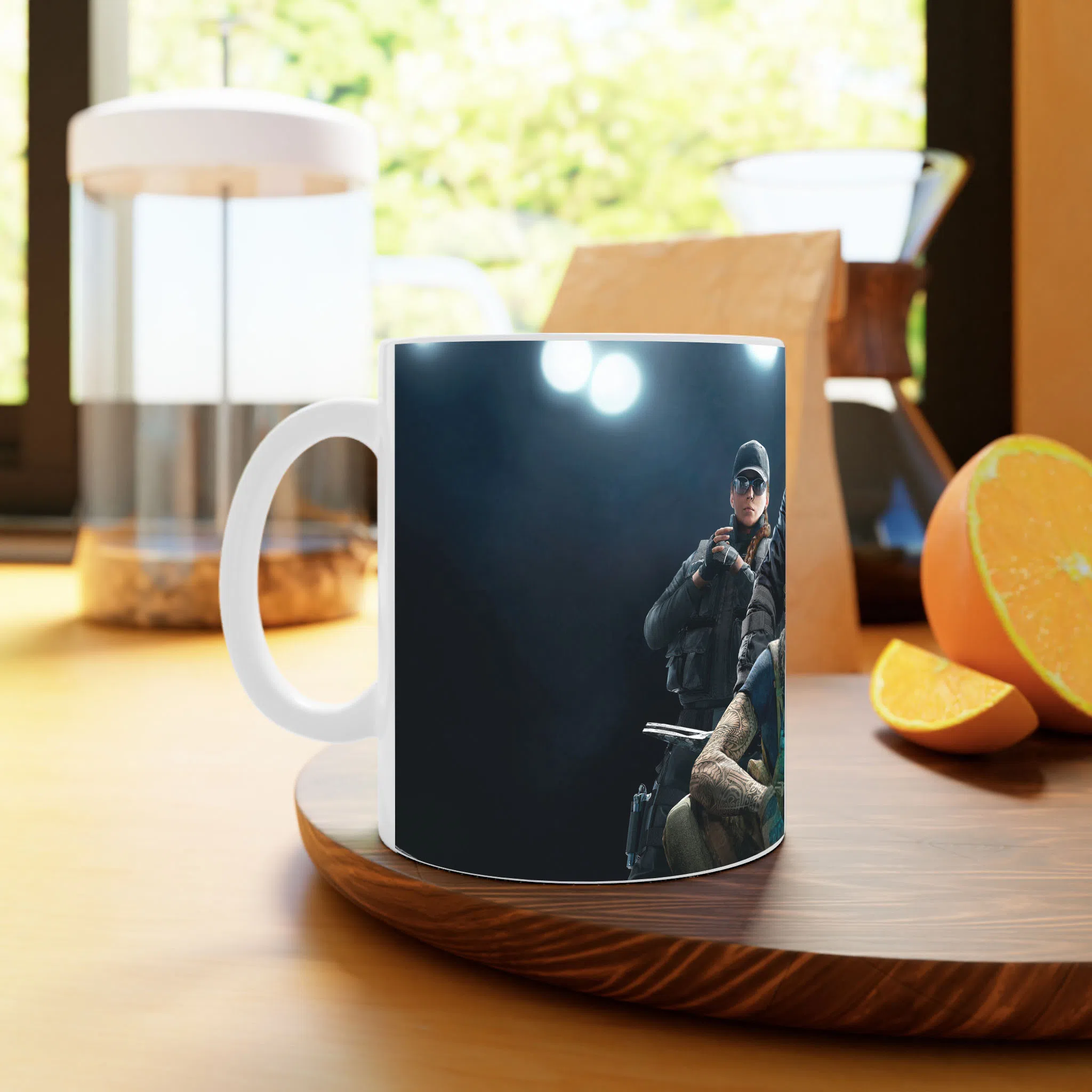 ماگ لیمینات طرح بازی Tom Clancys Rainbow Six Siege Game کد NM10245 — تصویر 2