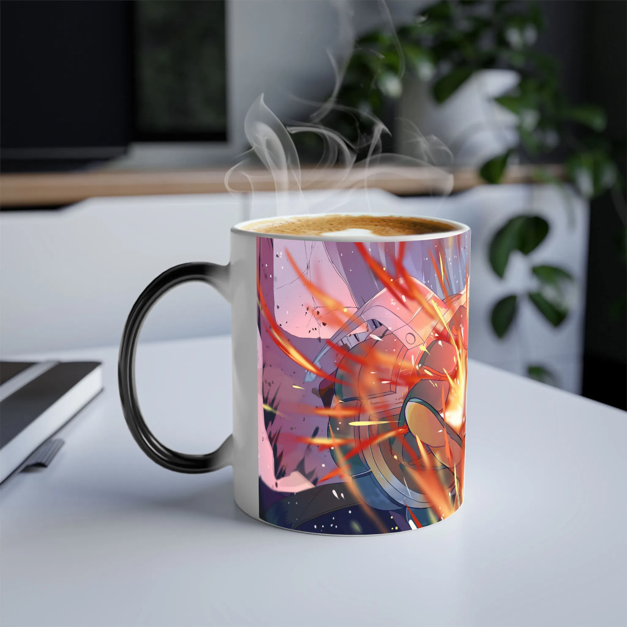 ماگ حرارتی لیمینات طرح انیمه My Hero Academia - Bakugou کد NM0991 — تصویر 3