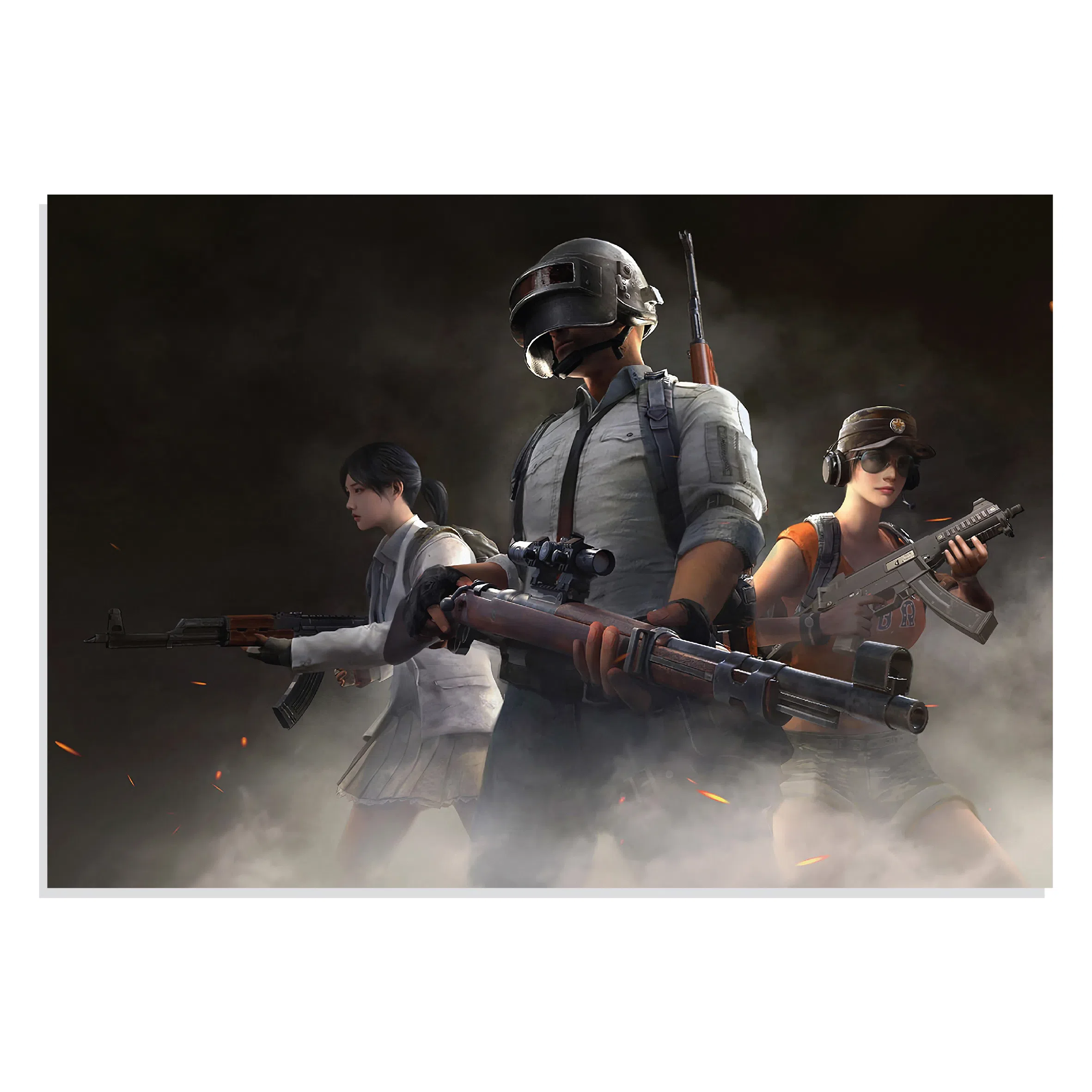 پوستر  طرح Gaming بازی PUBG مدل NV0995