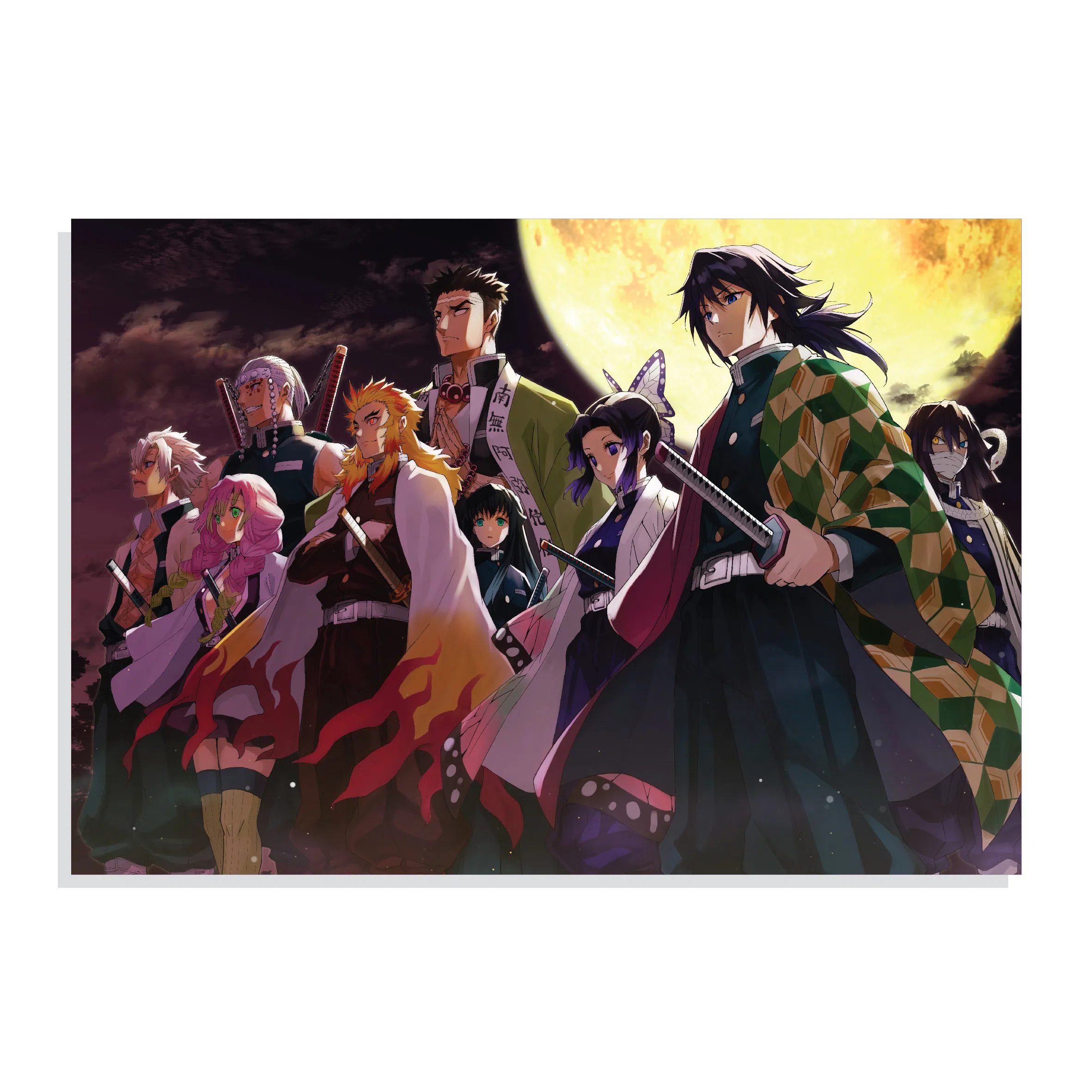 پوستر طرح انیمه شیطان کش Demon Slayer مدل M0546
