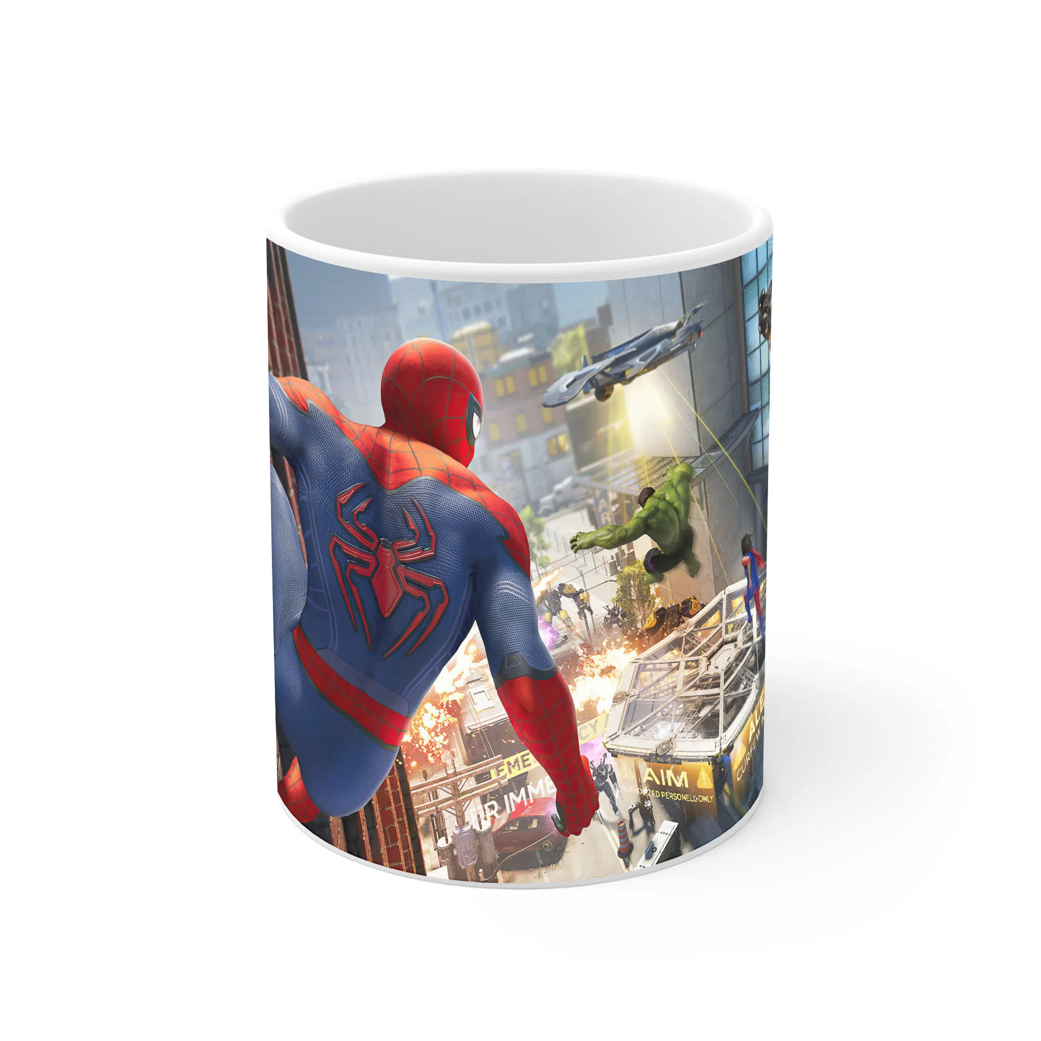 ماگ لیمینات طرح بازی اسپایدرمن مرد عنکبوتی Spider Man Game کد NM9693