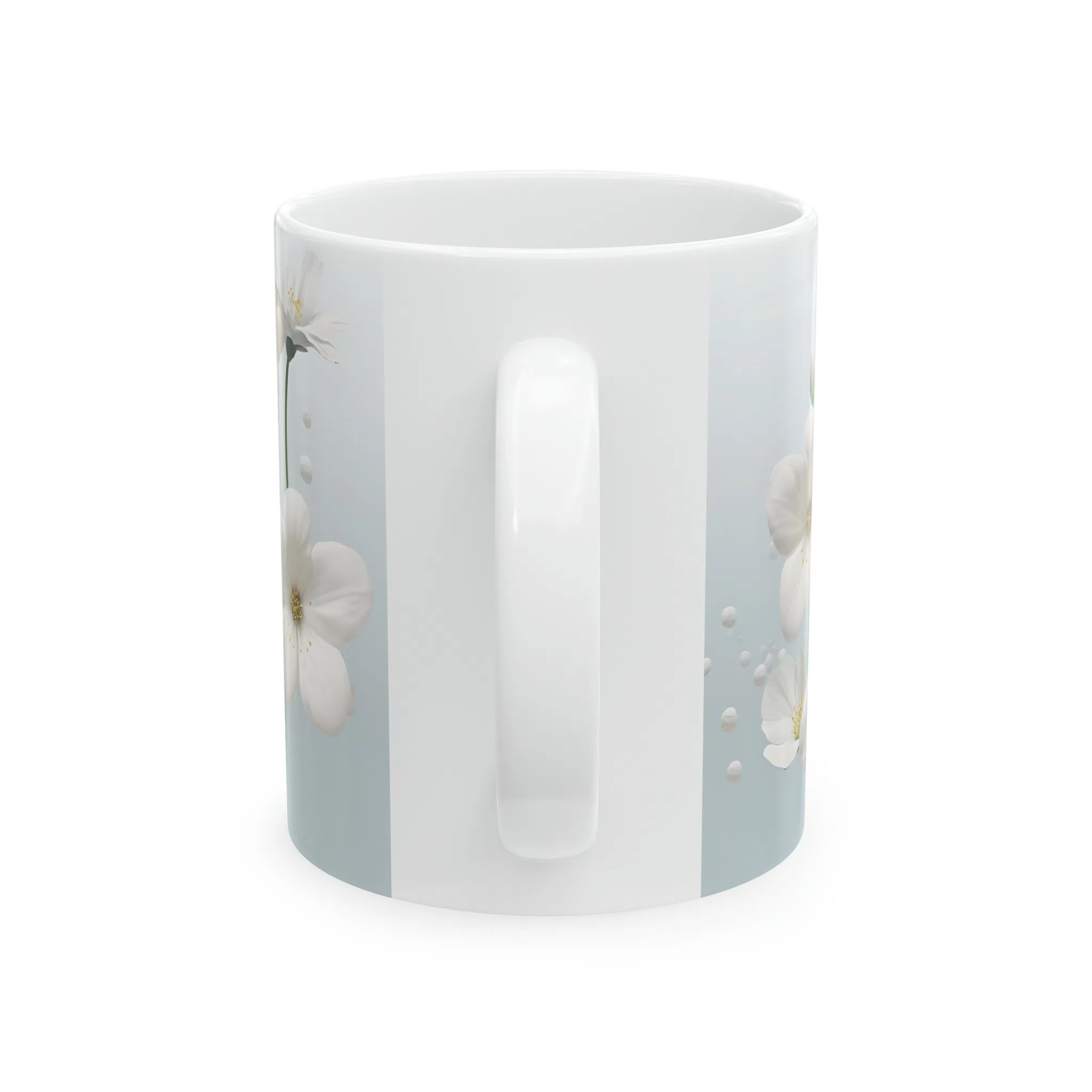 ماگ طرح سه بعدی سمور میان گل ها مدل NM3068 — تصویر 5