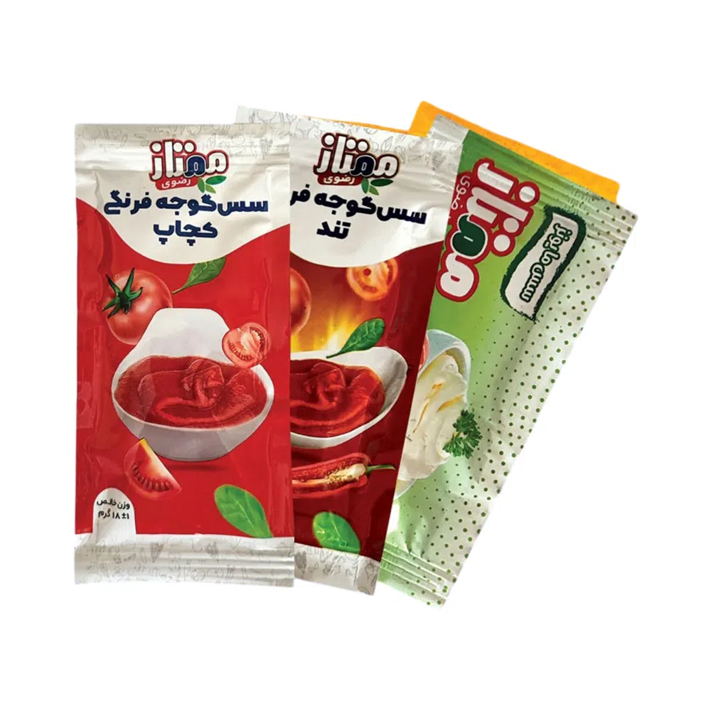 سس گوجه فرنگی تند تک نفره ممتاز نان رضوی - 18 گرم