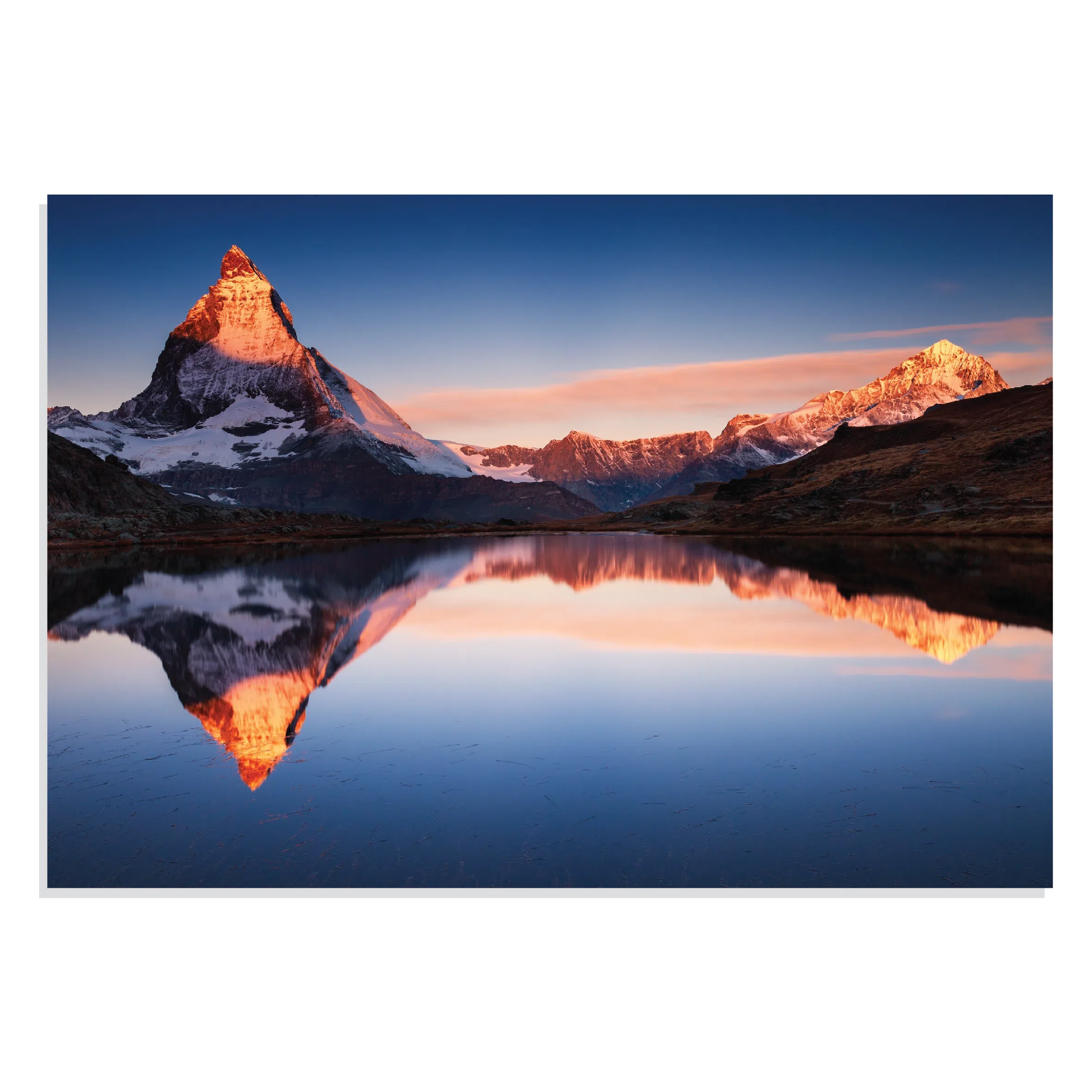 پوستر طرح طبیعت رودخانه و دریاچه Mountain & River مدل NV0769