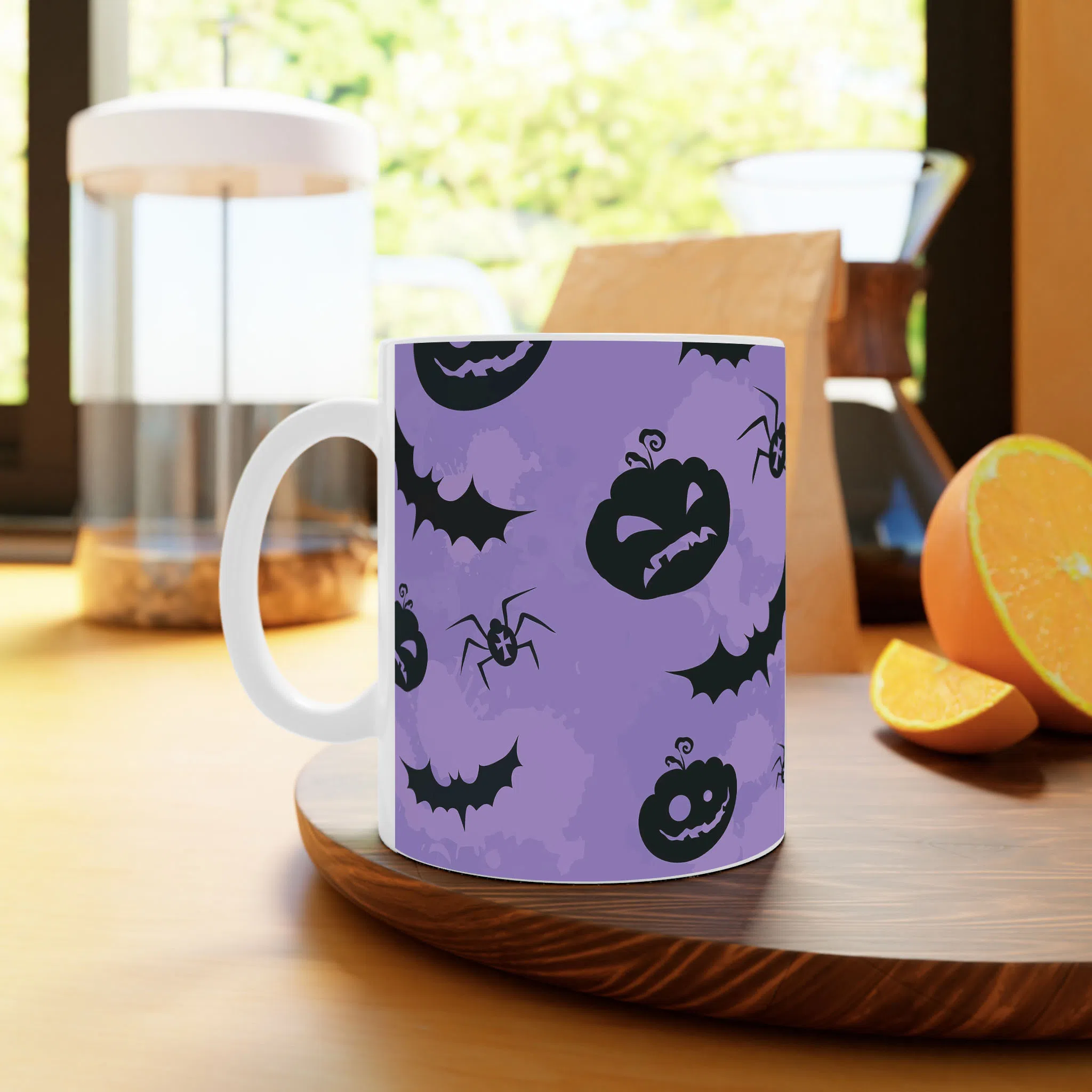 ماگ لیمینات طرح Halloween هالوین کد NM15220 — تصویر 4