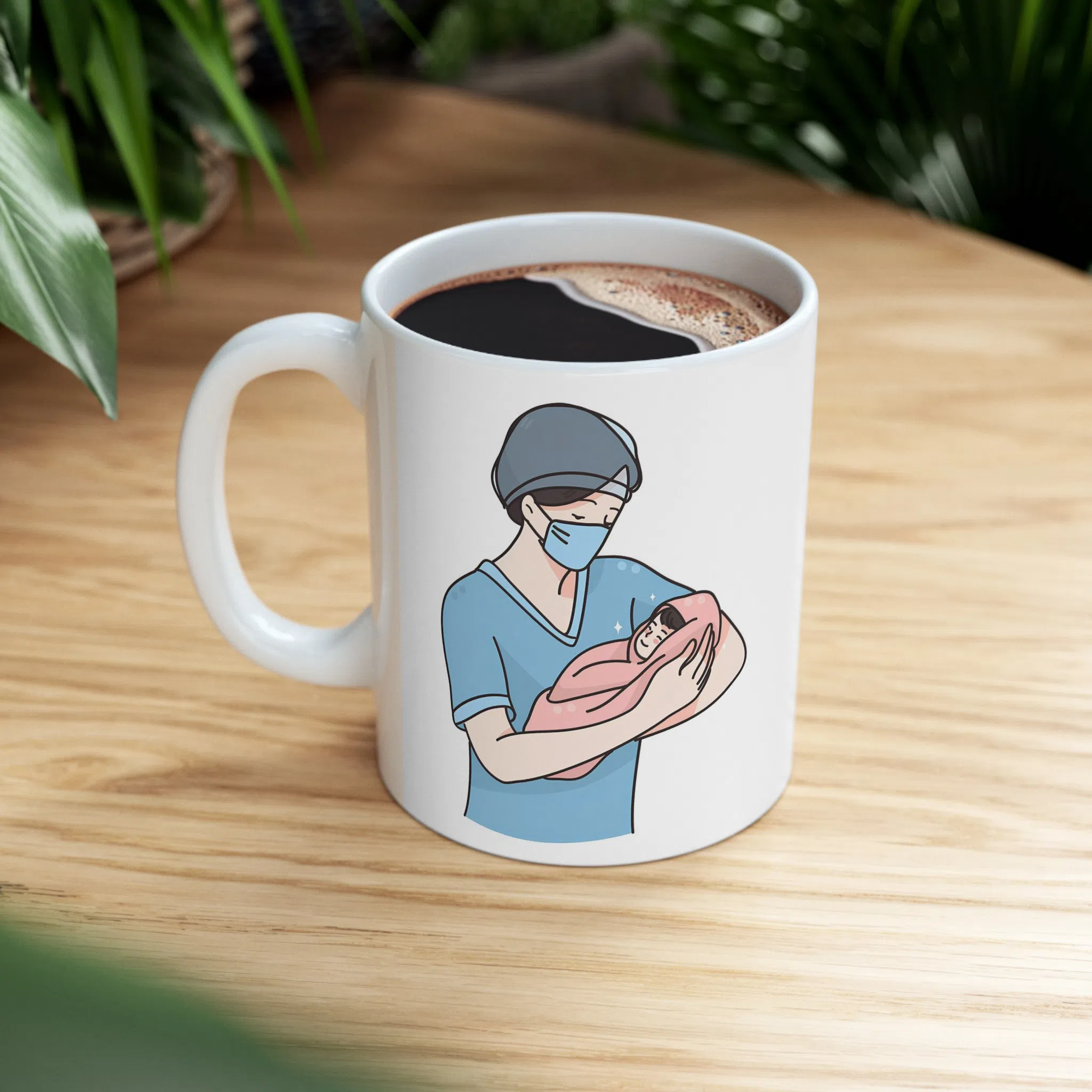 ماگ طرح روز ماما مدل NM3329 — تصویر 4