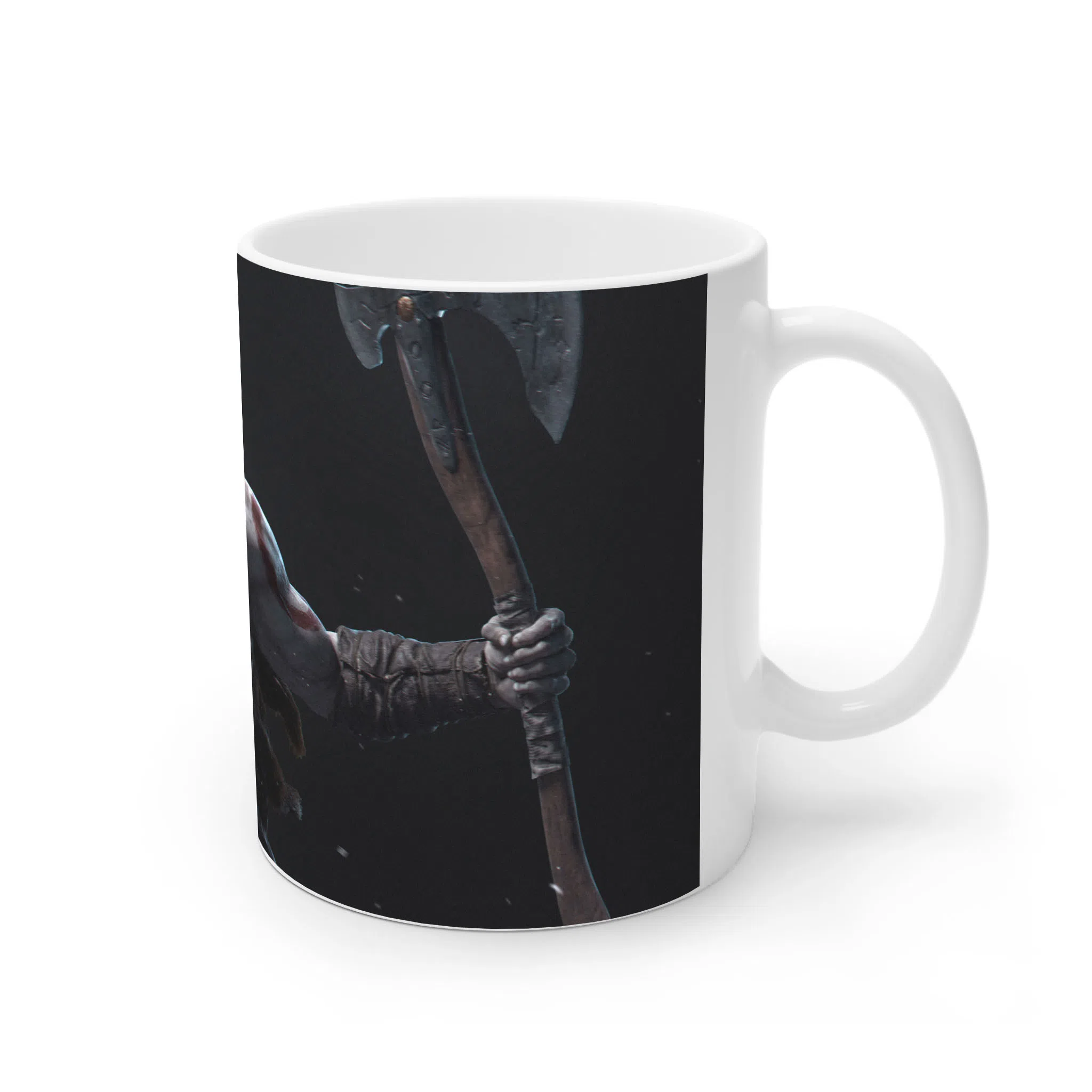 ماگ لیمینات طرح بازی خدای جنگ گاد آف وار God of War Kratos Game کد NM7822 — تصویر 2