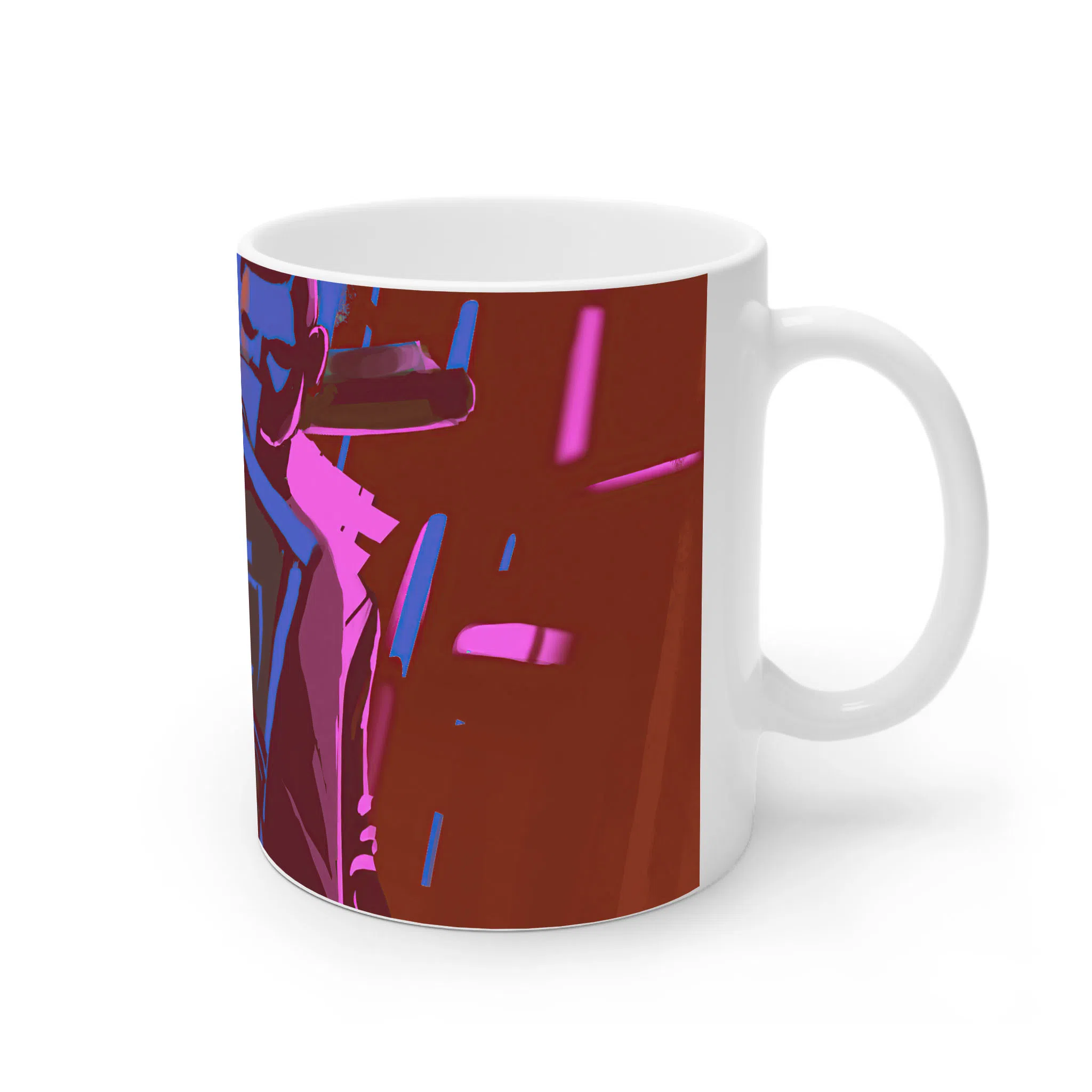 ماگ لیمینات طرح بازی سایبرپانک Cyberpunk 2077 Game کد NM6793 — تصویر 4