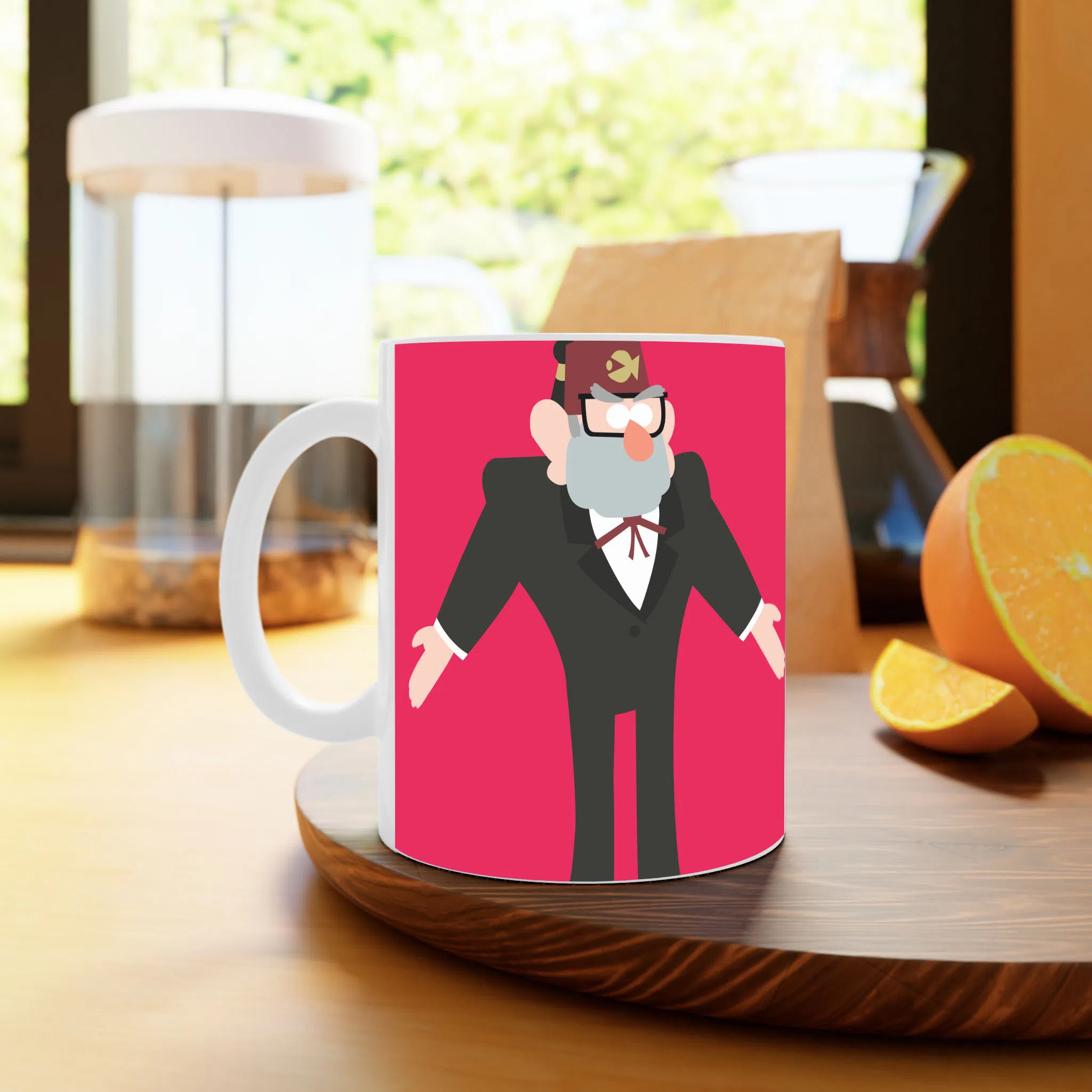 ماگ لیمینات طرح سریال Gravity Falls کد NM4377 — تصویر 2