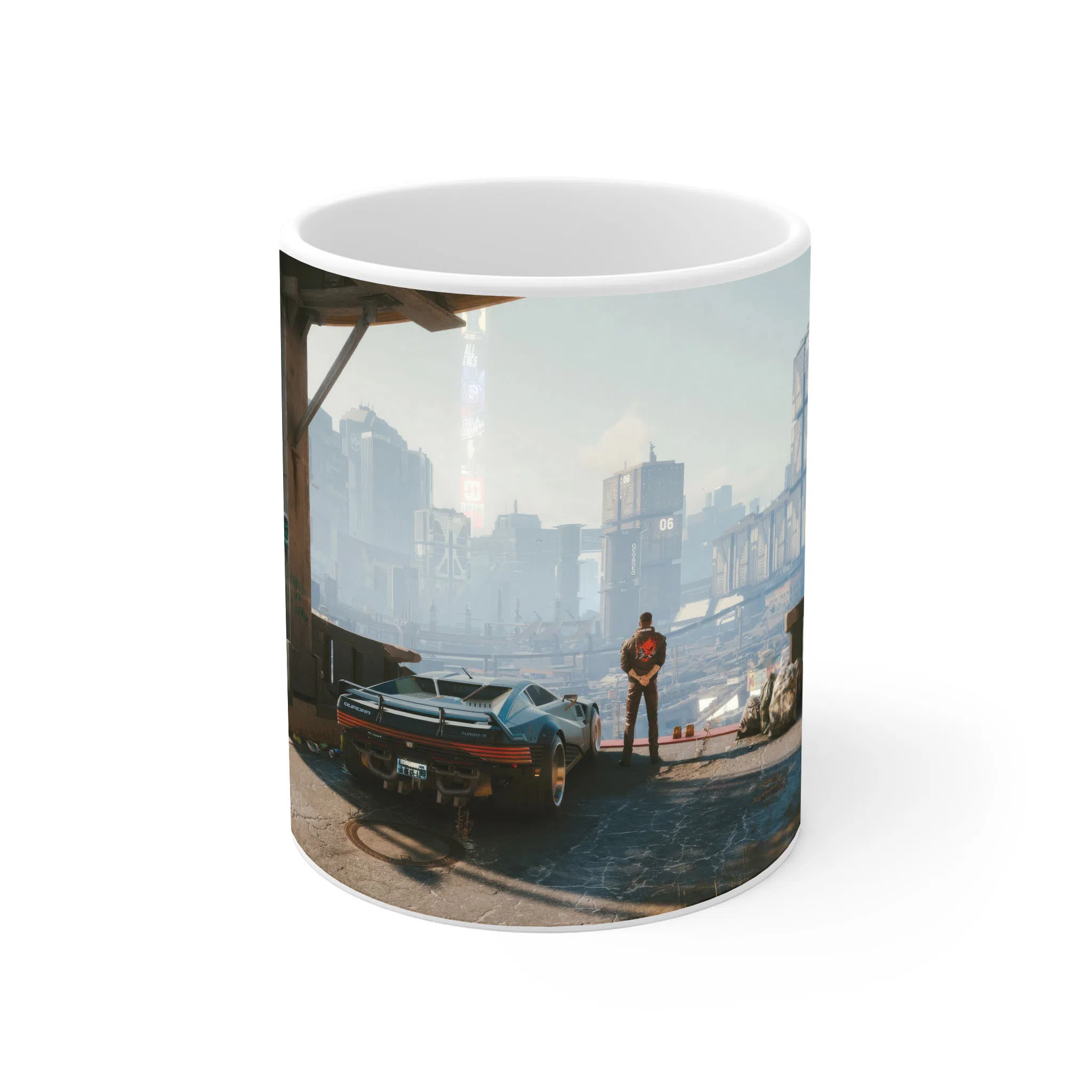 ماگ لیمینات طرح بازی سایبرپانک Cyberpunk 2077 Game کد NM6784 — تصویر 2