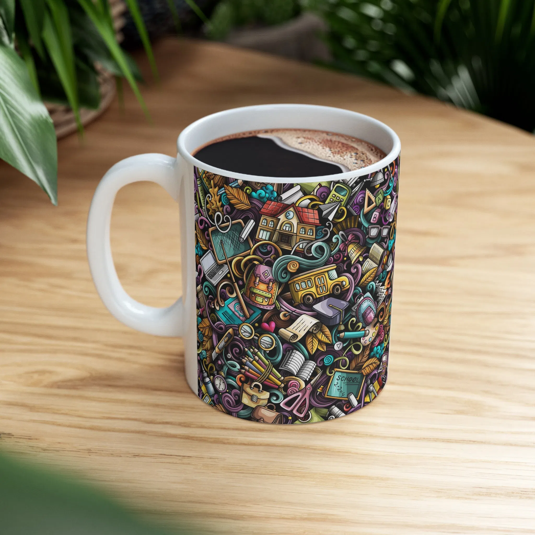 ماگ طرح نقاشی مدرسه مدل NM3292 — تصویر 4
