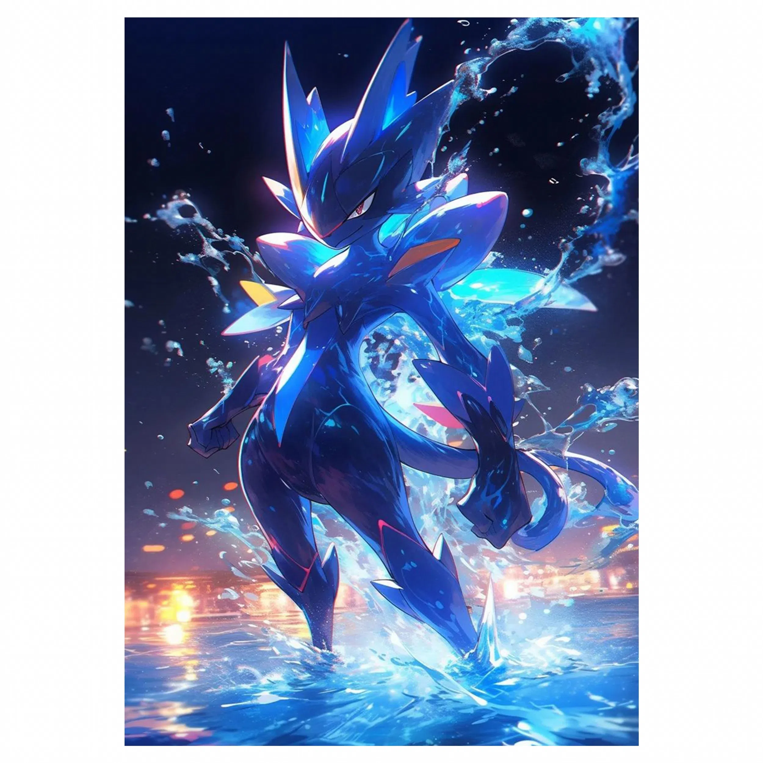 تابلو شاسی لیمینات طرح انیمه پوکمون Pokemon مدل NV1291
