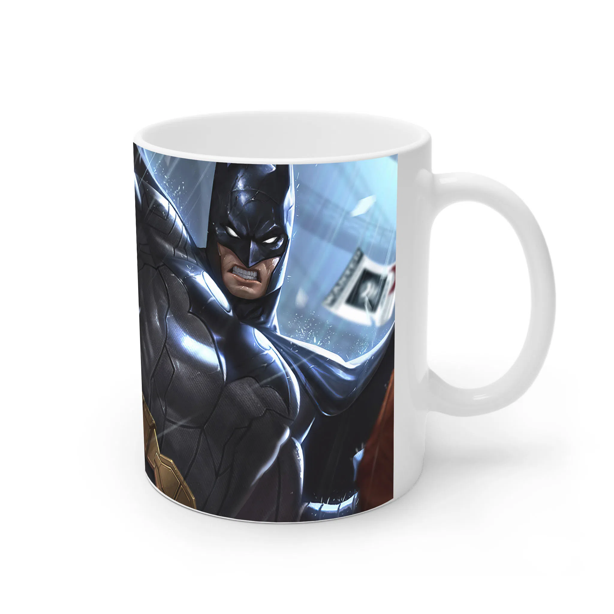 ماگ لیمینات طرح بازی بتمن Batman Game کد NM6176 — تصویر 3