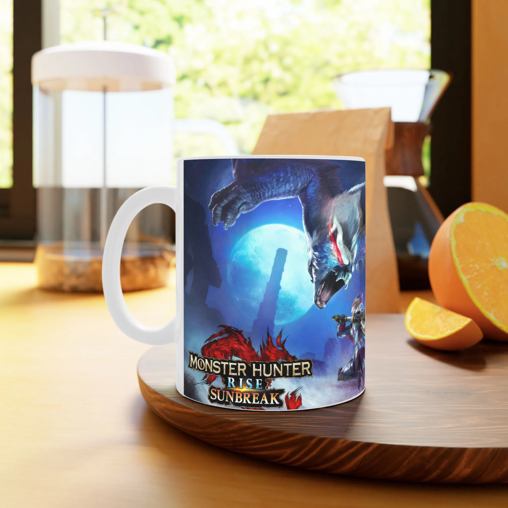 ماگ لیمینات طرح بازی Monster Hunter Rise Game کد NM8402 — تصویر 3