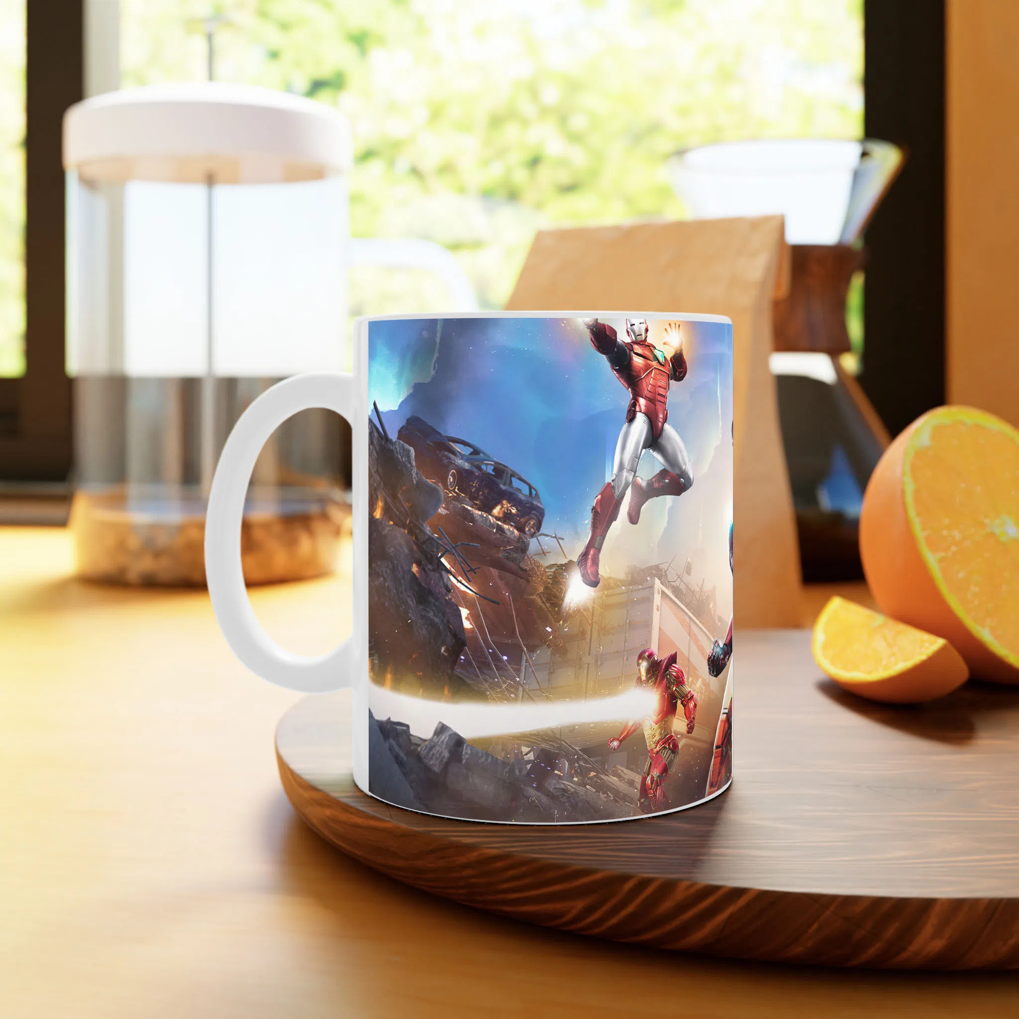 ماگ لیمینات طرح بازی Marvels Avengers Game کد NM8330 — تصویر 3