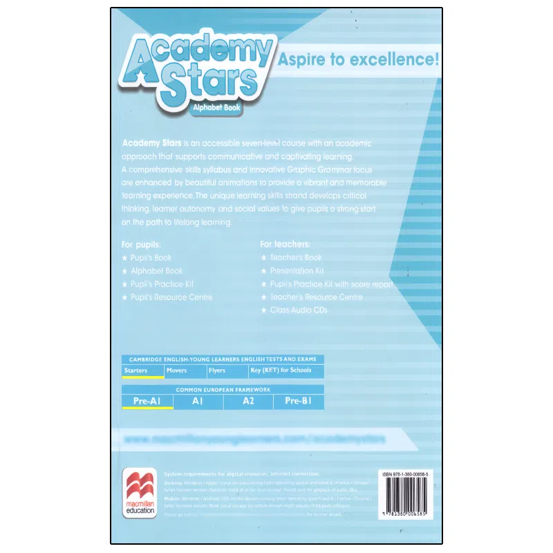 کتاب Academy Stars Alphabet Book اثر جمعی از نویسندگان انتشارات الوندپویان — تصویر 2