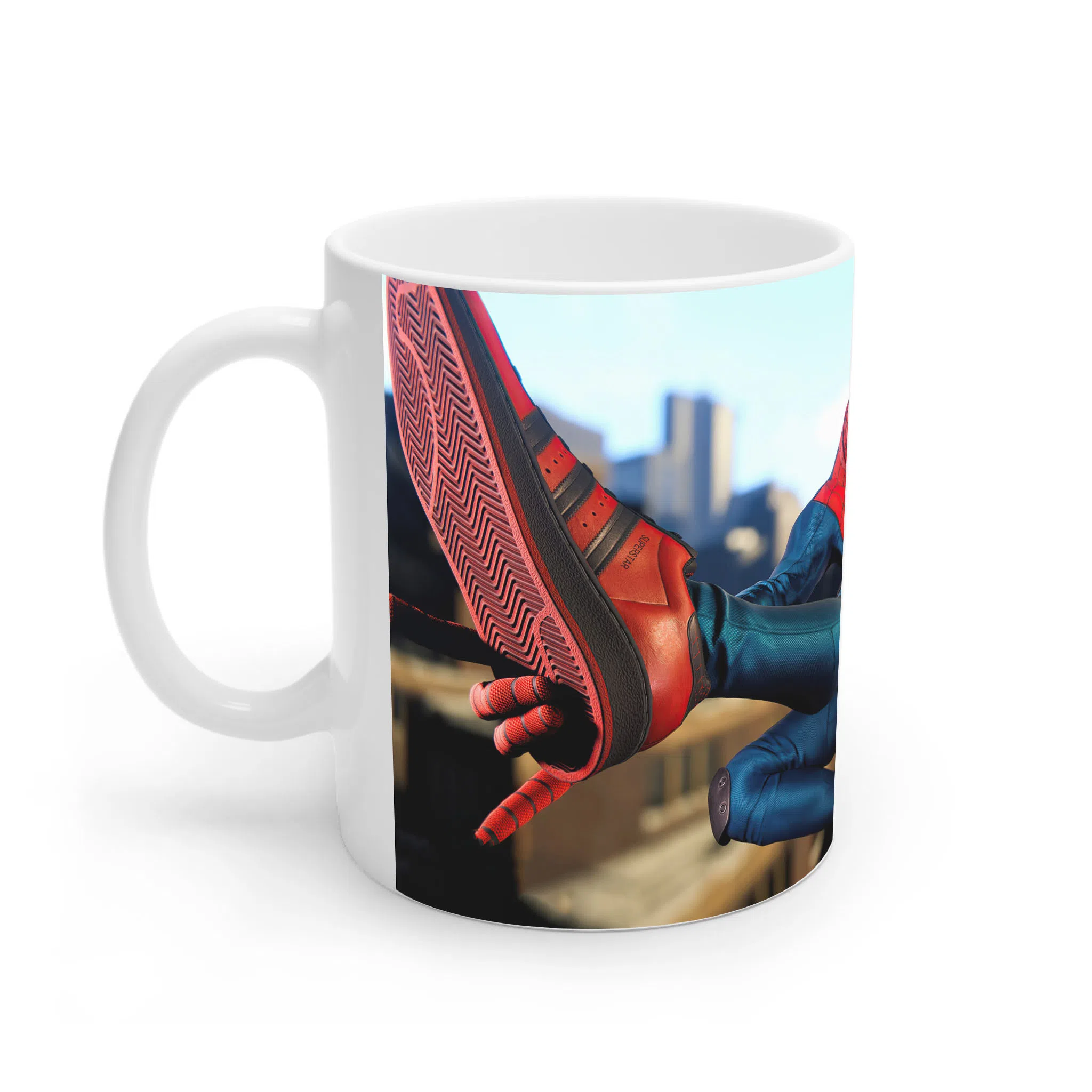 ماگ لیمینات طرح بازی اسپایدرمن مرد عنکبوتی Spider Man Game کد NM9695 — تصویر 2