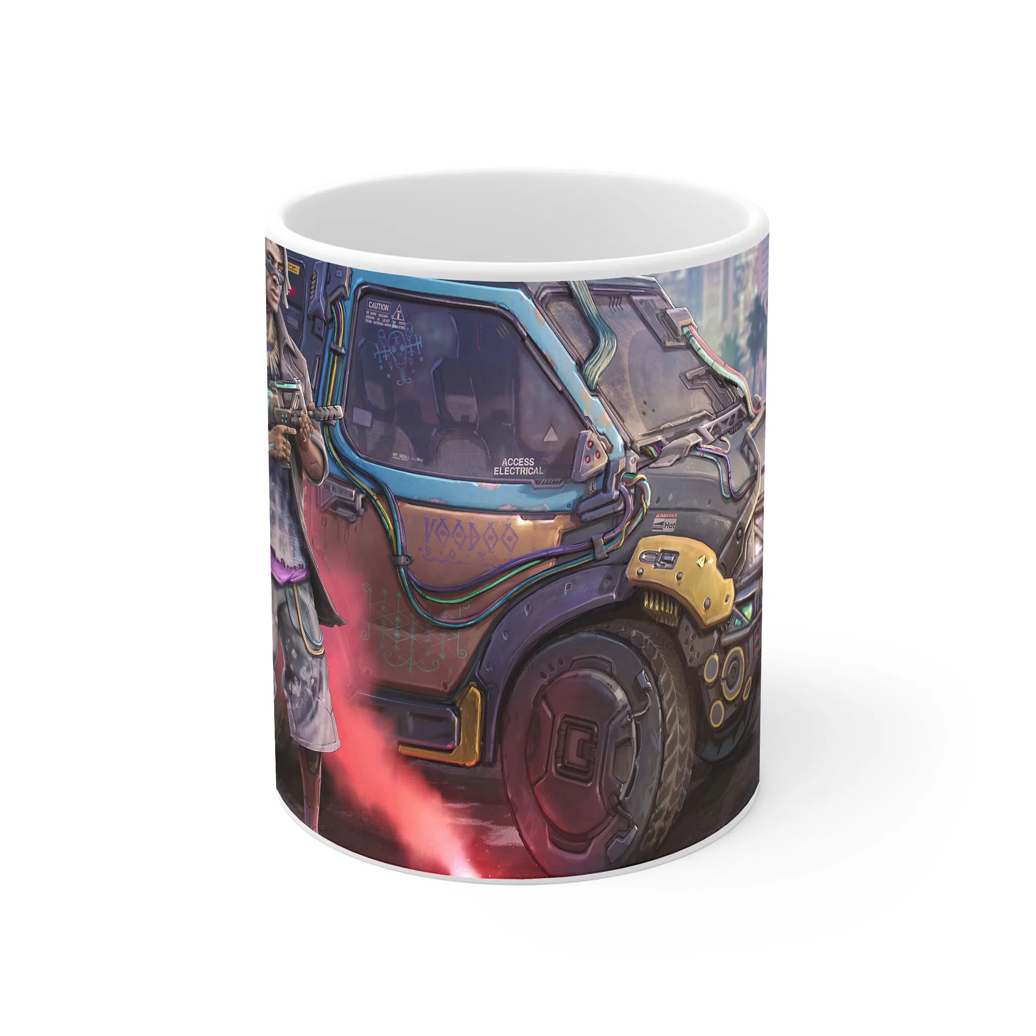 ماگ لیمینات طرح بازی سایبرپانک Cyberpunk 2077 Game کد NM6799 — تصویر 4