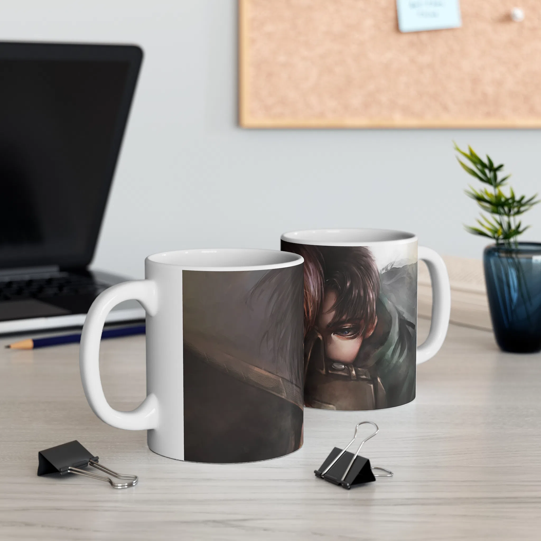 ماگ طرح انیمه اتک ان تایتان Attack on the Titan مدل NM2530 — تصویر 3
