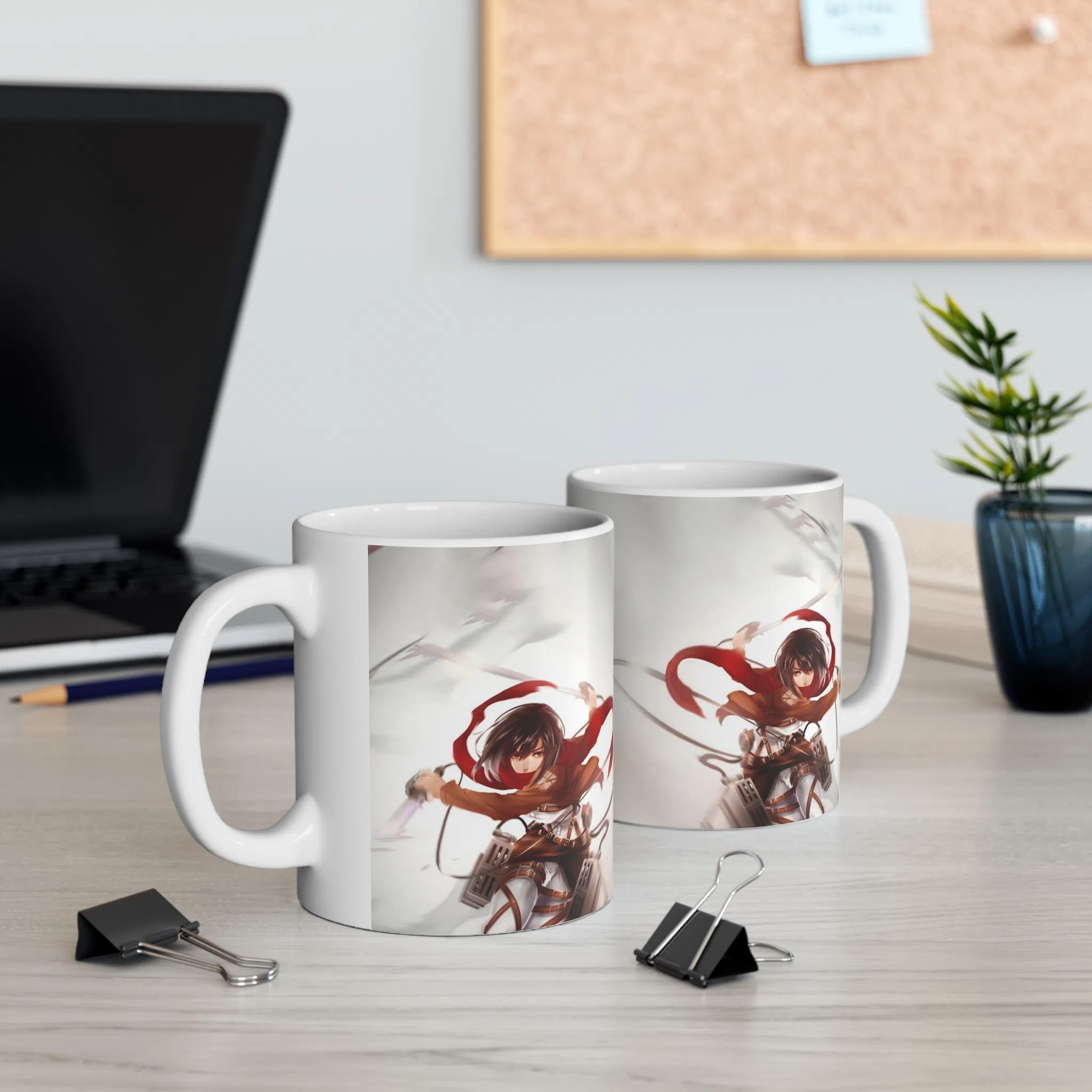 ماگ طرح انیمه اتک ان تایتان Attack on the Titan مدل NM2565 — تصویر 3