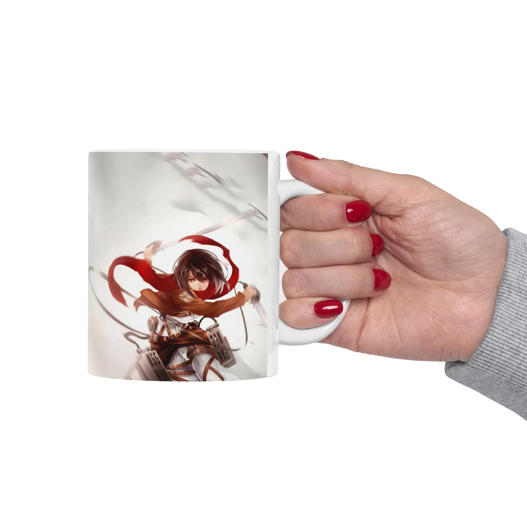 ماگ طرح انیمه اتک ان تایتان Attack on the Titan مدل NM2565 — تصویر 5