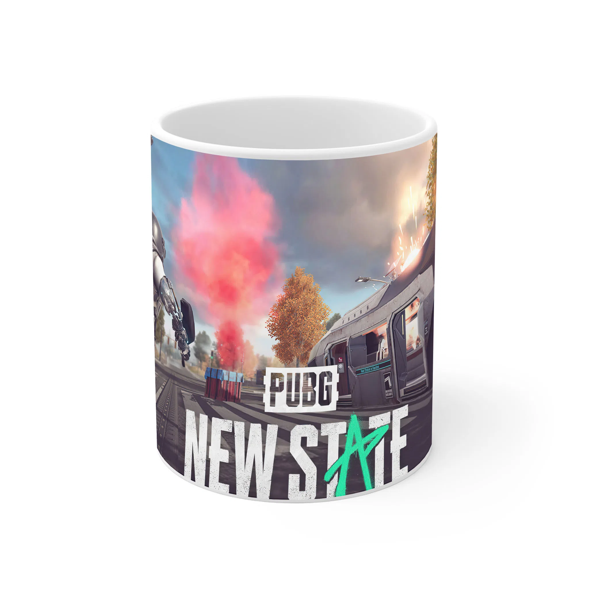 ماگ لیمینات طرح بازی پابجی PUBG Game کد NM9088 — تصویر 2