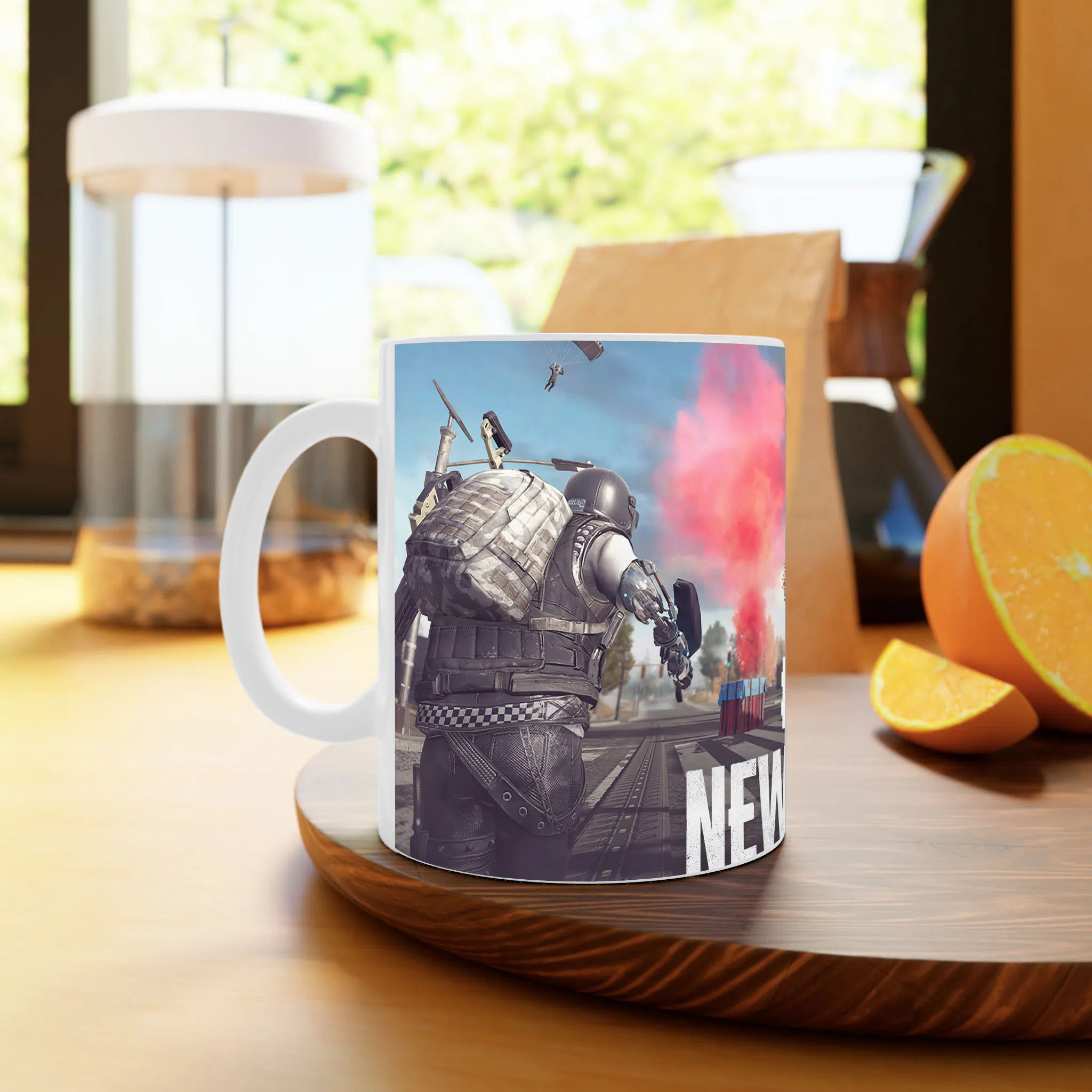 ماگ لیمینات طرح بازی پابجی PUBG Game کد NM9088 — تصویر 3