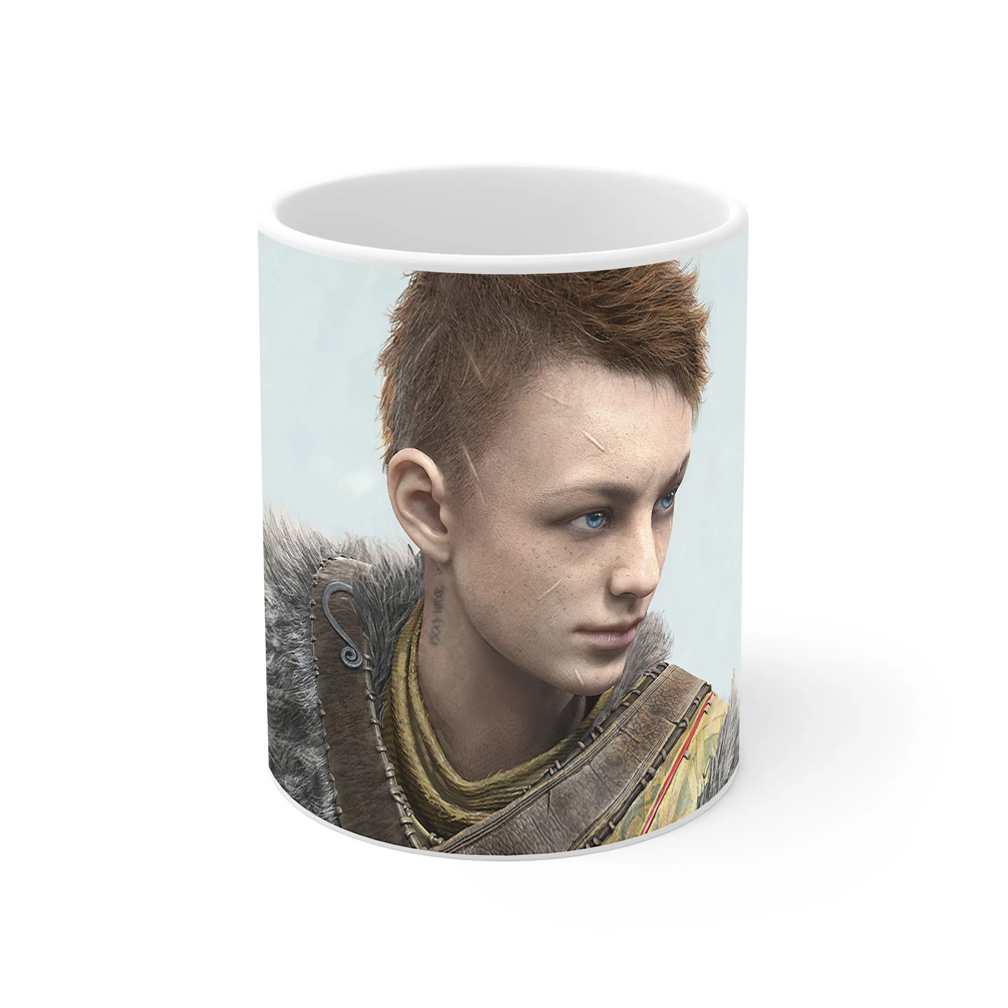 ماگ لیمینات طرح بازی خدای جنگ گاد آف وار God of War Kratos Game کد NM7744 — تصویر 2