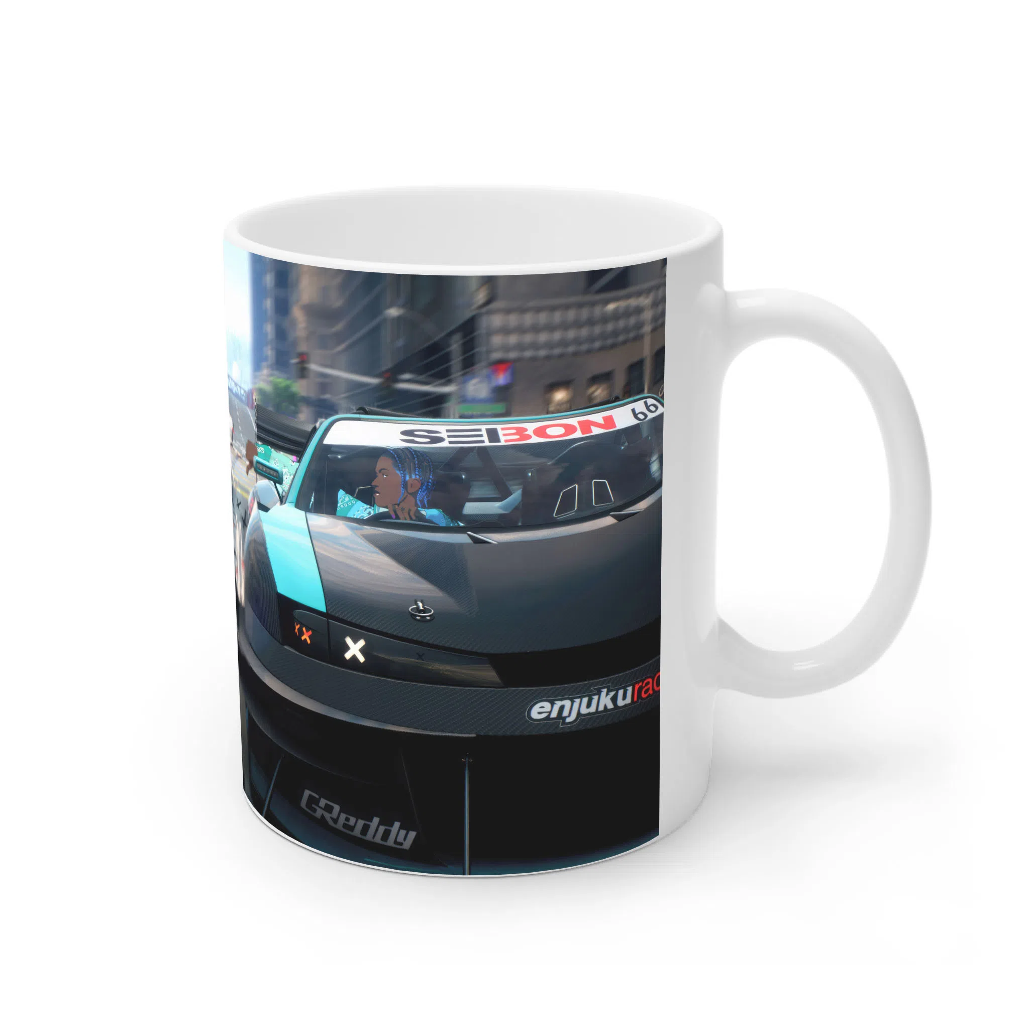 ماگ لیمینات طرح بازی Need For Speed Game کد NM8650 — تصویر 2