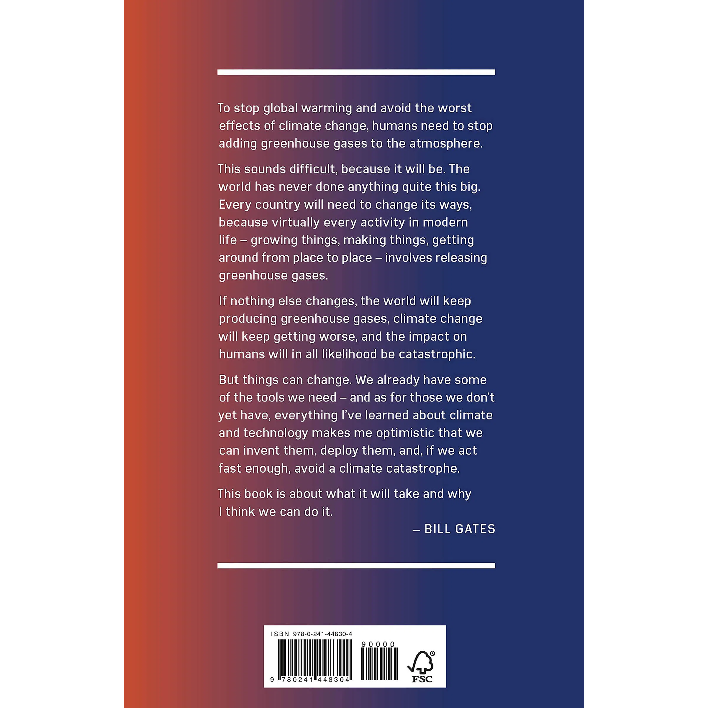 کتاب How to Avoid a Climate Disaster اثر Gates انتشارات Allen Lane — تصویر 2