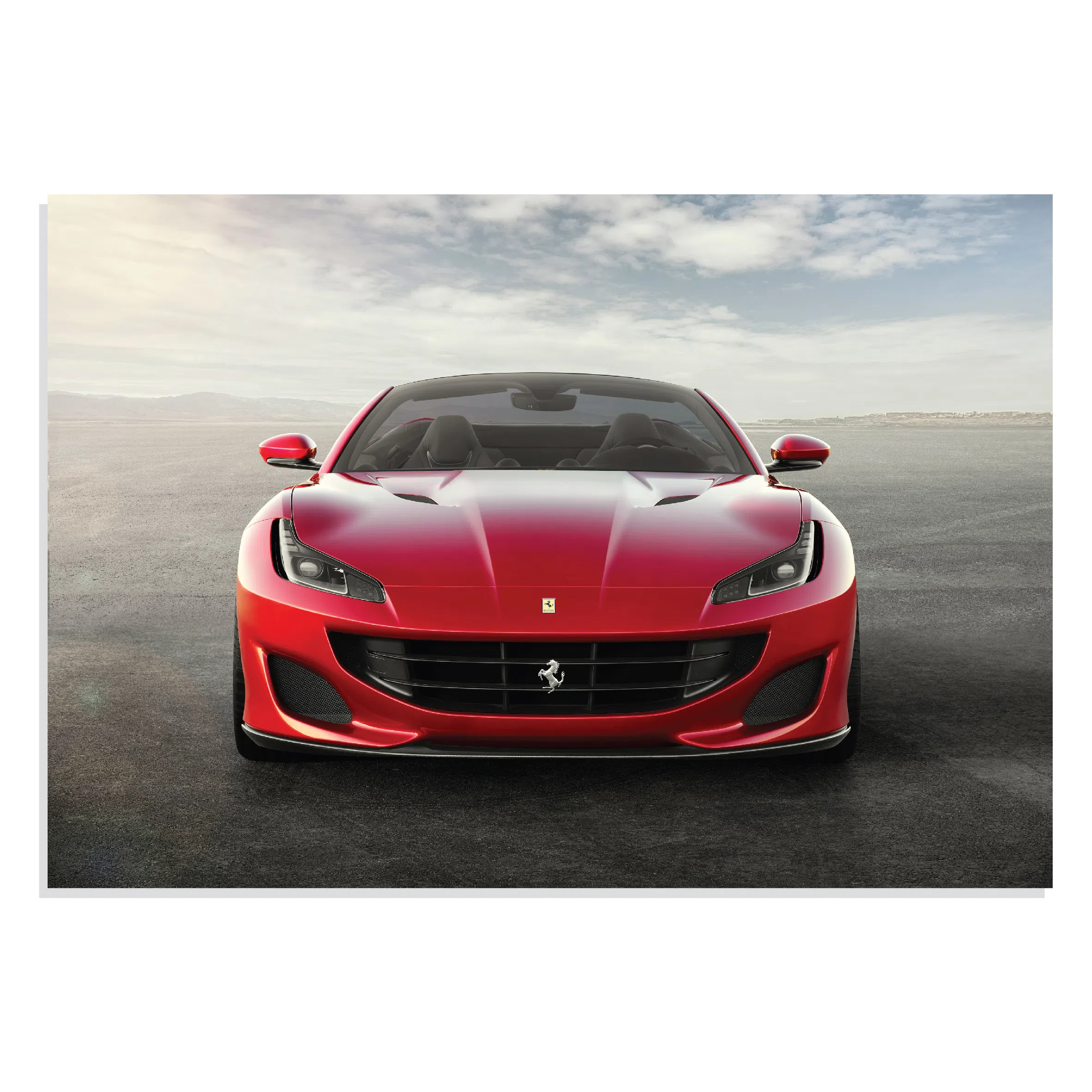 پوسترطرح ماشین فراری پورتوفینو Ferrari Portofino 2017 مدل NV0651