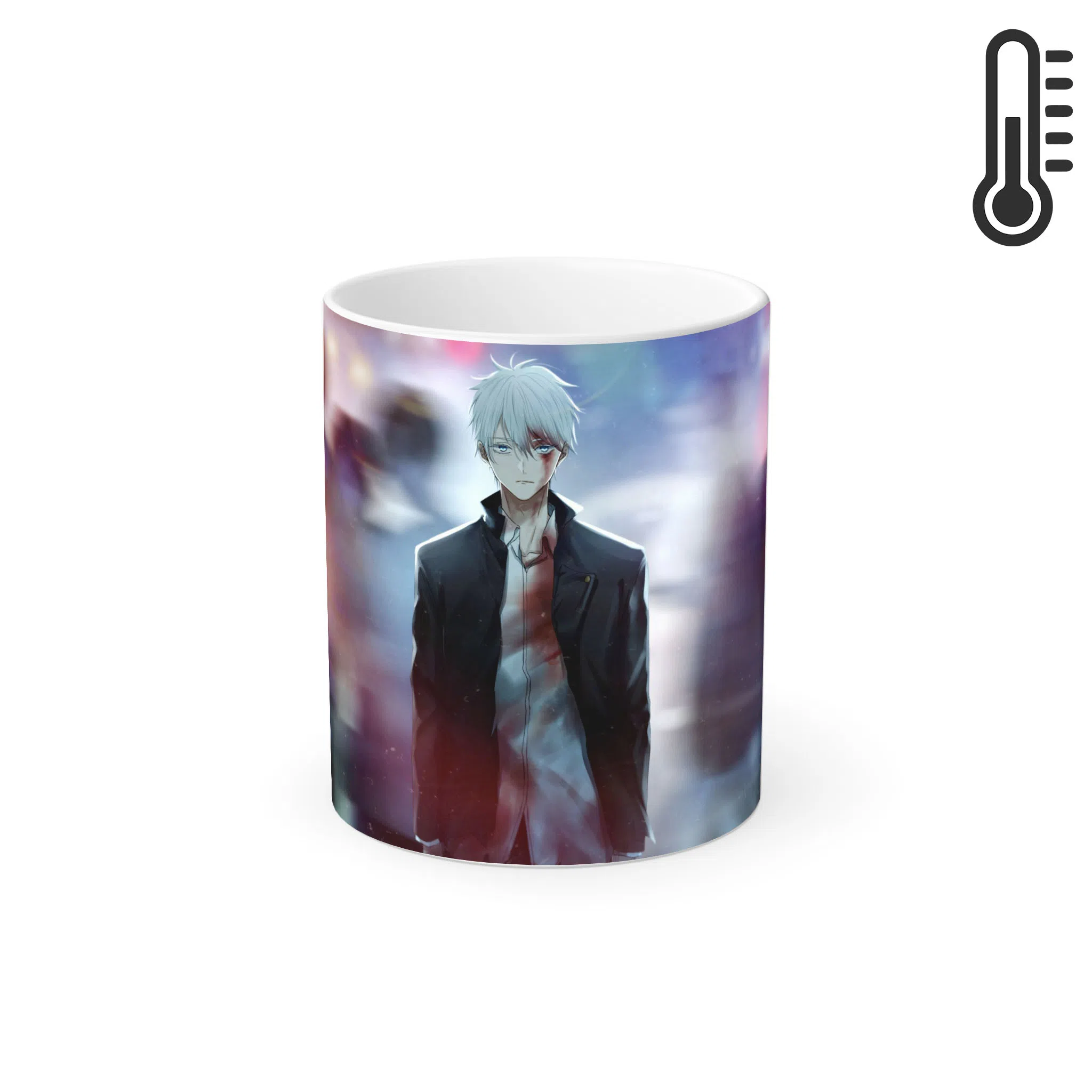 ماگ حرارتی لیمینات طرح انیمه جوجوتسو کایسن Jujutsu Kaisen Gojo Satoru کد NM0903