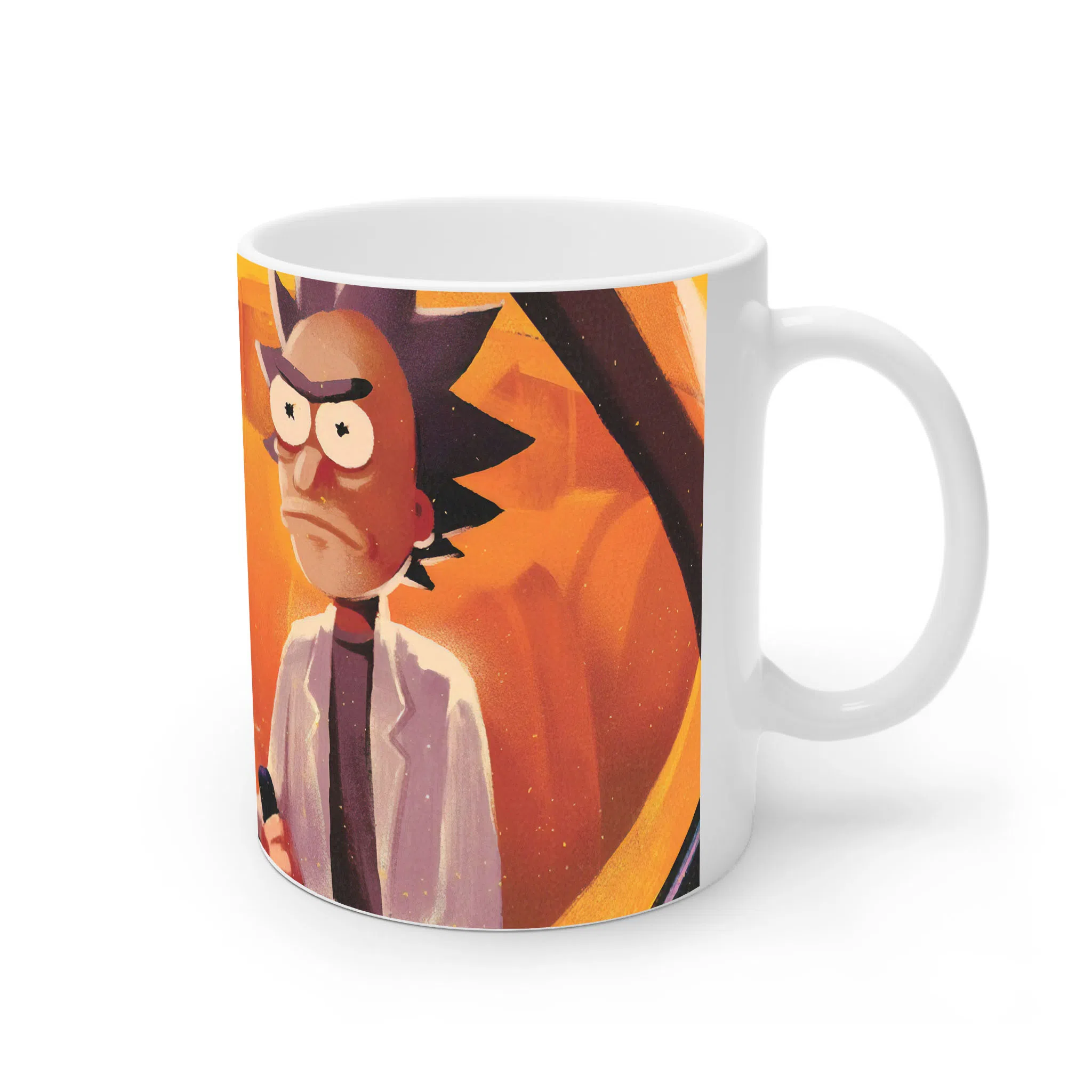 ماگ لیمینات طرح سریال ریک و مورتی Rick and Morty کد NM4899 — تصویر 3
