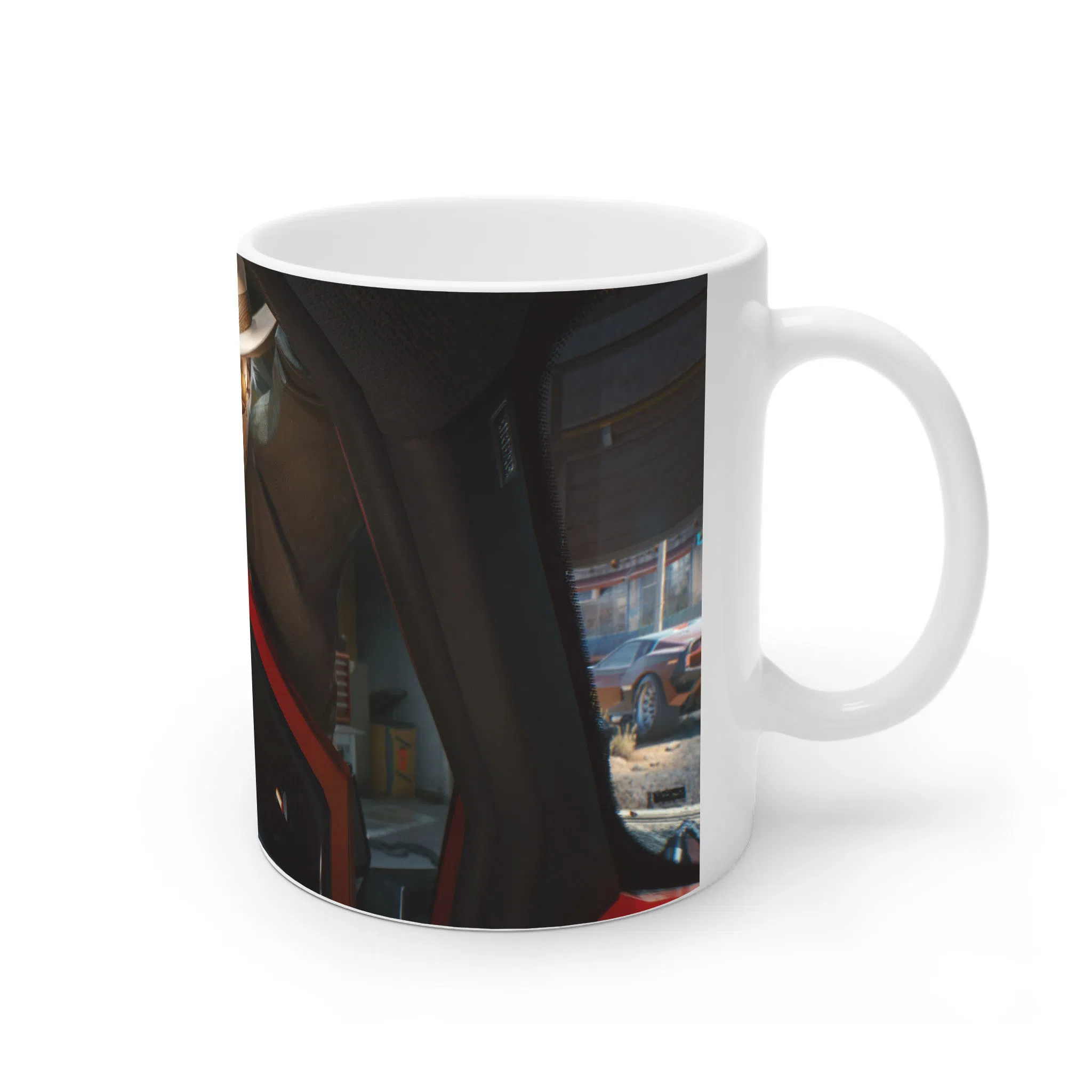 ماگ لیمینات طرح بازی سایبرپانک Cyberpunk 2077 Game کد NM6553 — تصویر 4