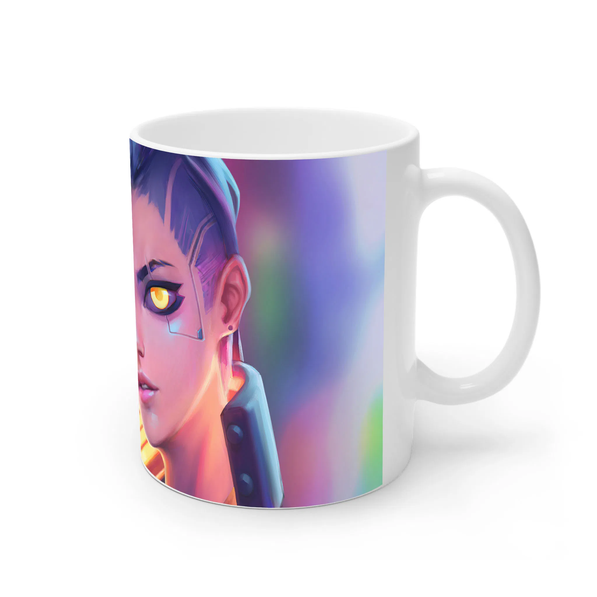 ماگ لیمینات طرح بازی سایبرپانک Cyberpunk 2077 Game کد NM6542 — تصویر 3